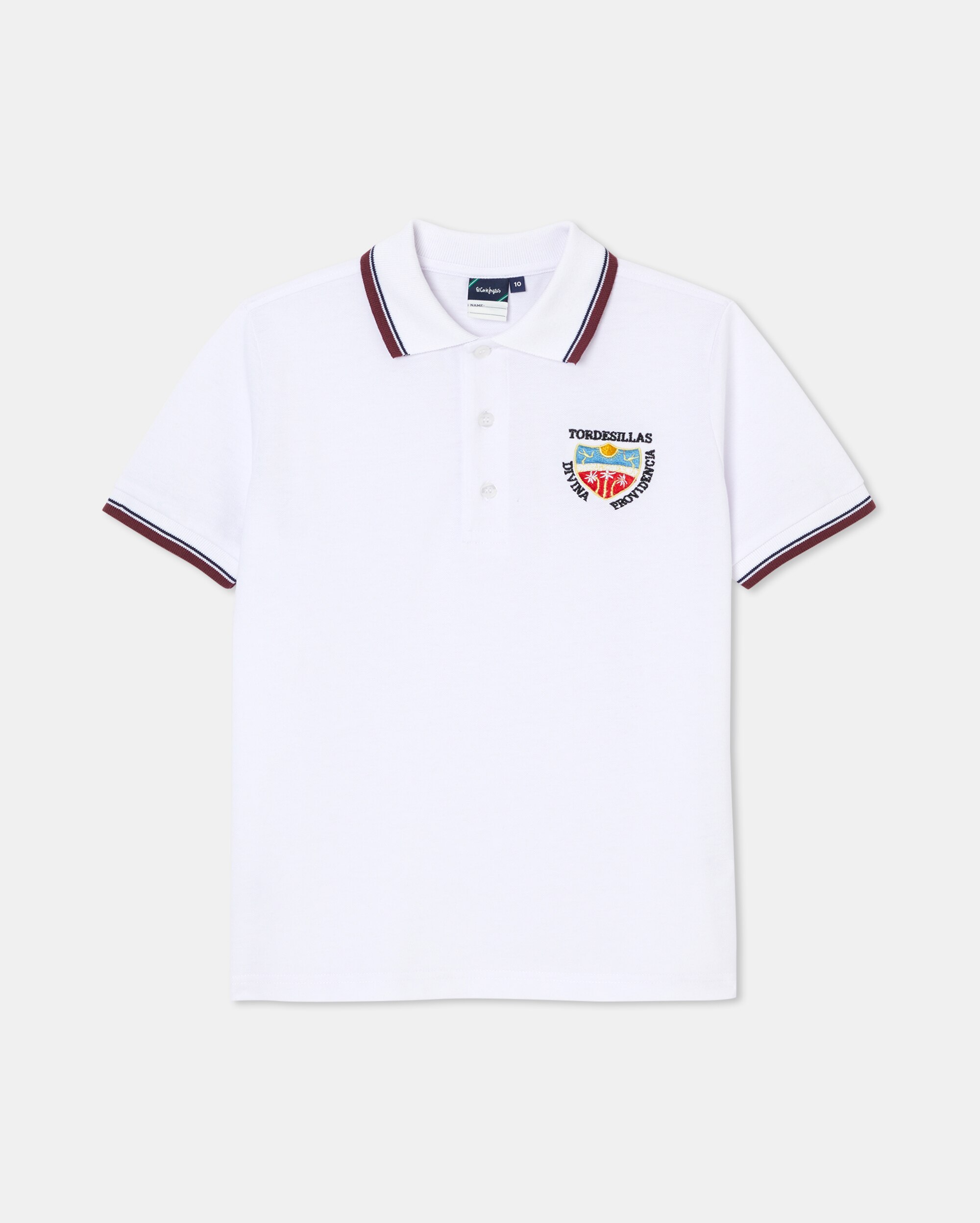 Polo manga corta de colegio - Kids El Corte Inglés - Blanco Blanco-1