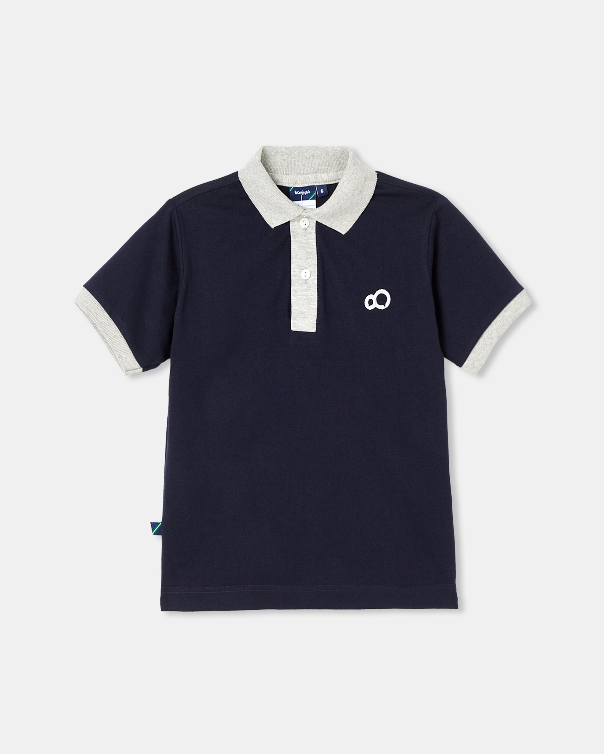 Imagen 0 de Polo de manga corta de colegio Azul marino
