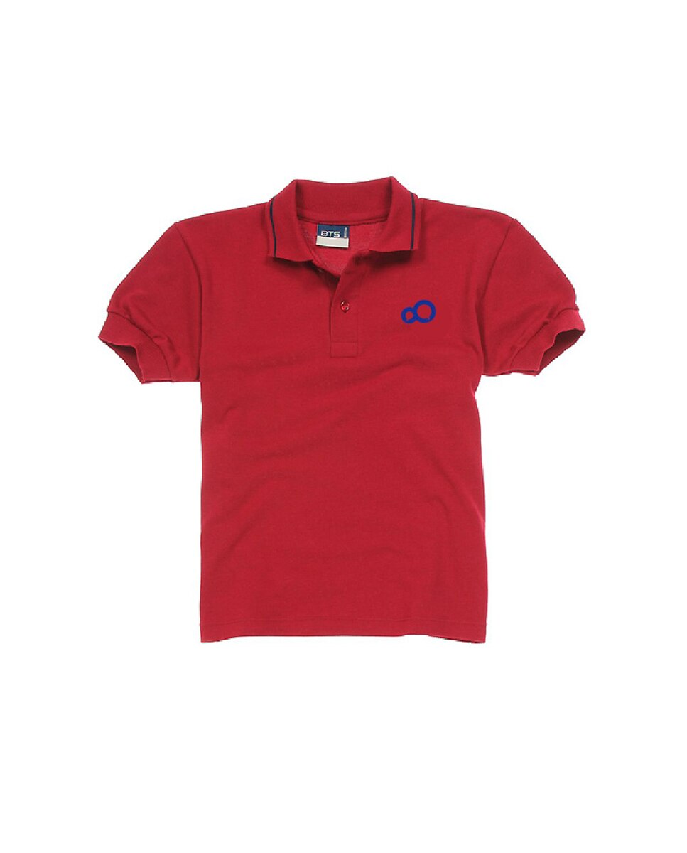 Polo de manga corta de colegio - Kids El Corte Inglés - Granate Granate-3