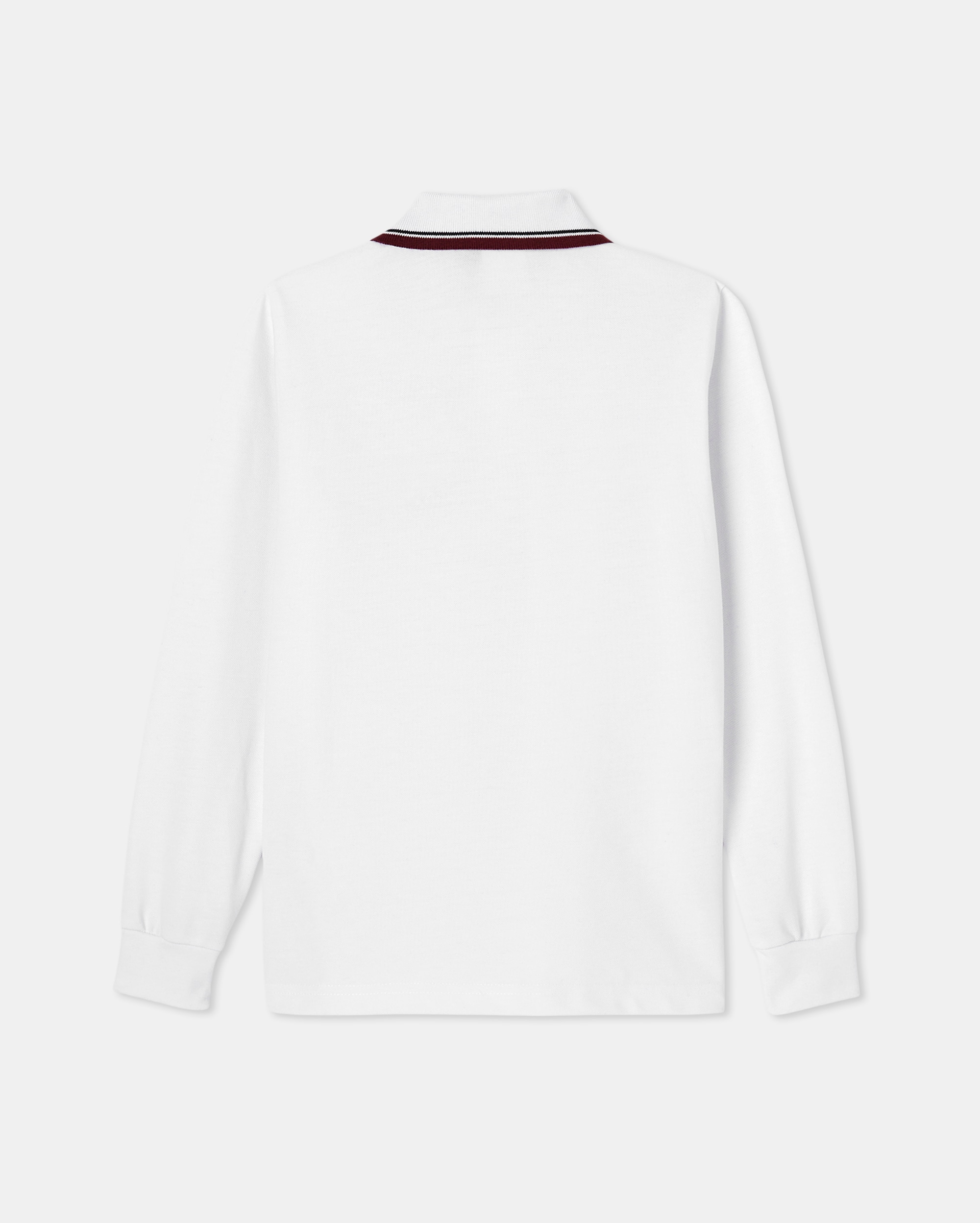 Imagen 2 de Polo manga larga de uniformes - Kids El Corte Inglés - Blanco Blanco