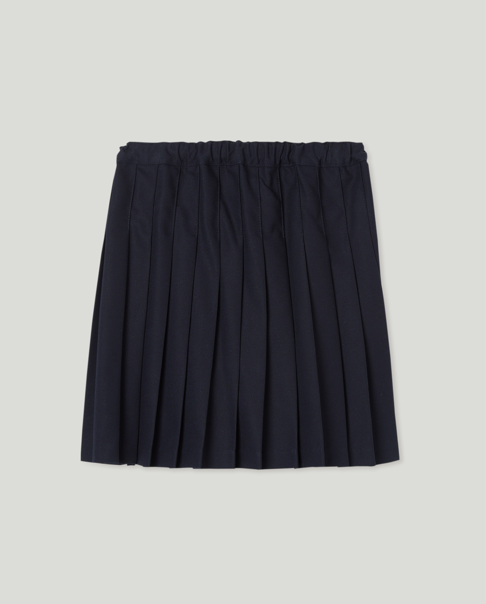 Falda niña niña colegial Azul marino-2