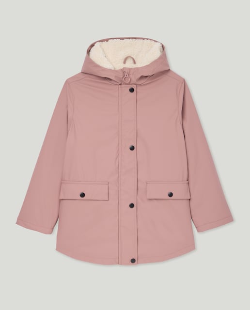 Imagen 0 de Chubasquero niña forrado con bolsillos