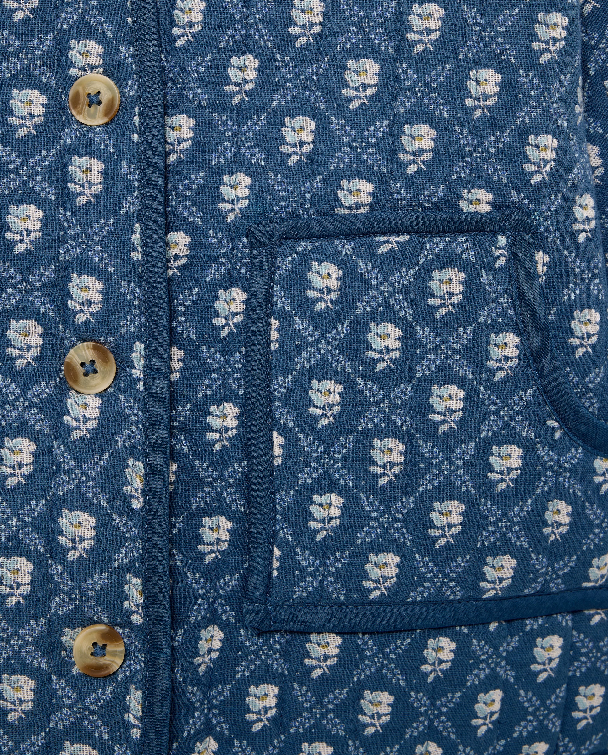 Chaqueta niña acolchado ligero 430 Azul oscuro-3