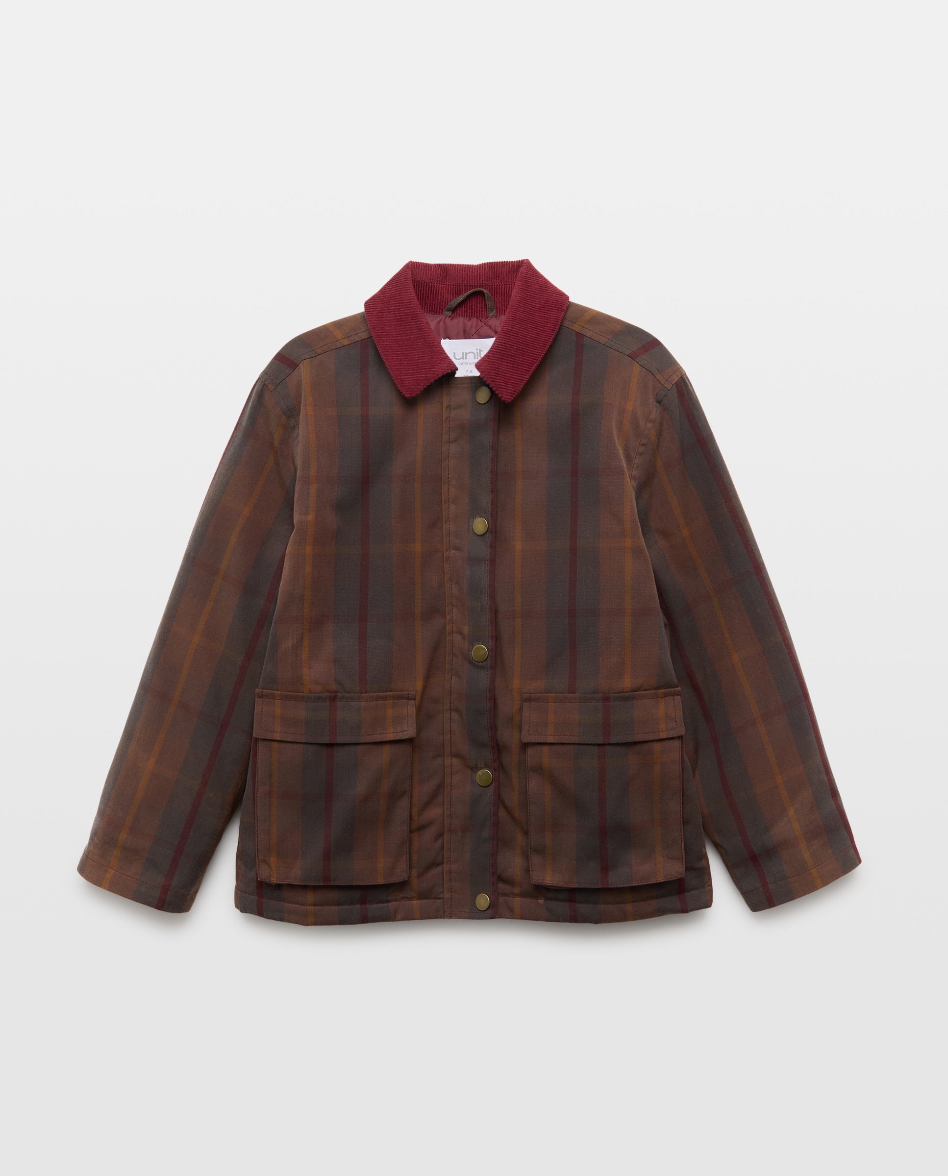 Imagen 0 de Chaqueta encerada cuadros