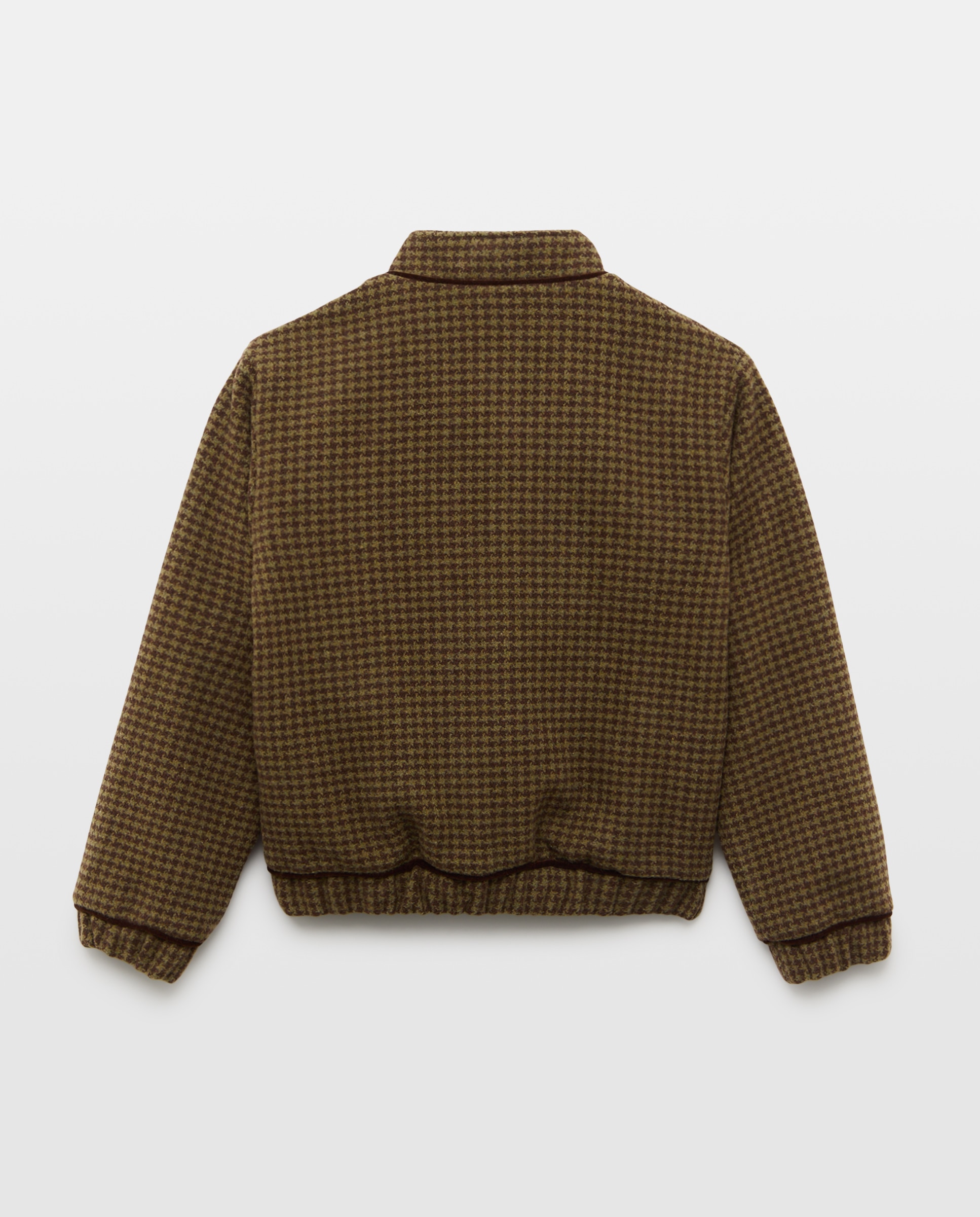 Chaqueta bomber cuadros 560 Oliva-2