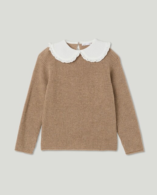 Imagen 0 de Jersey niña con cuello chambrè