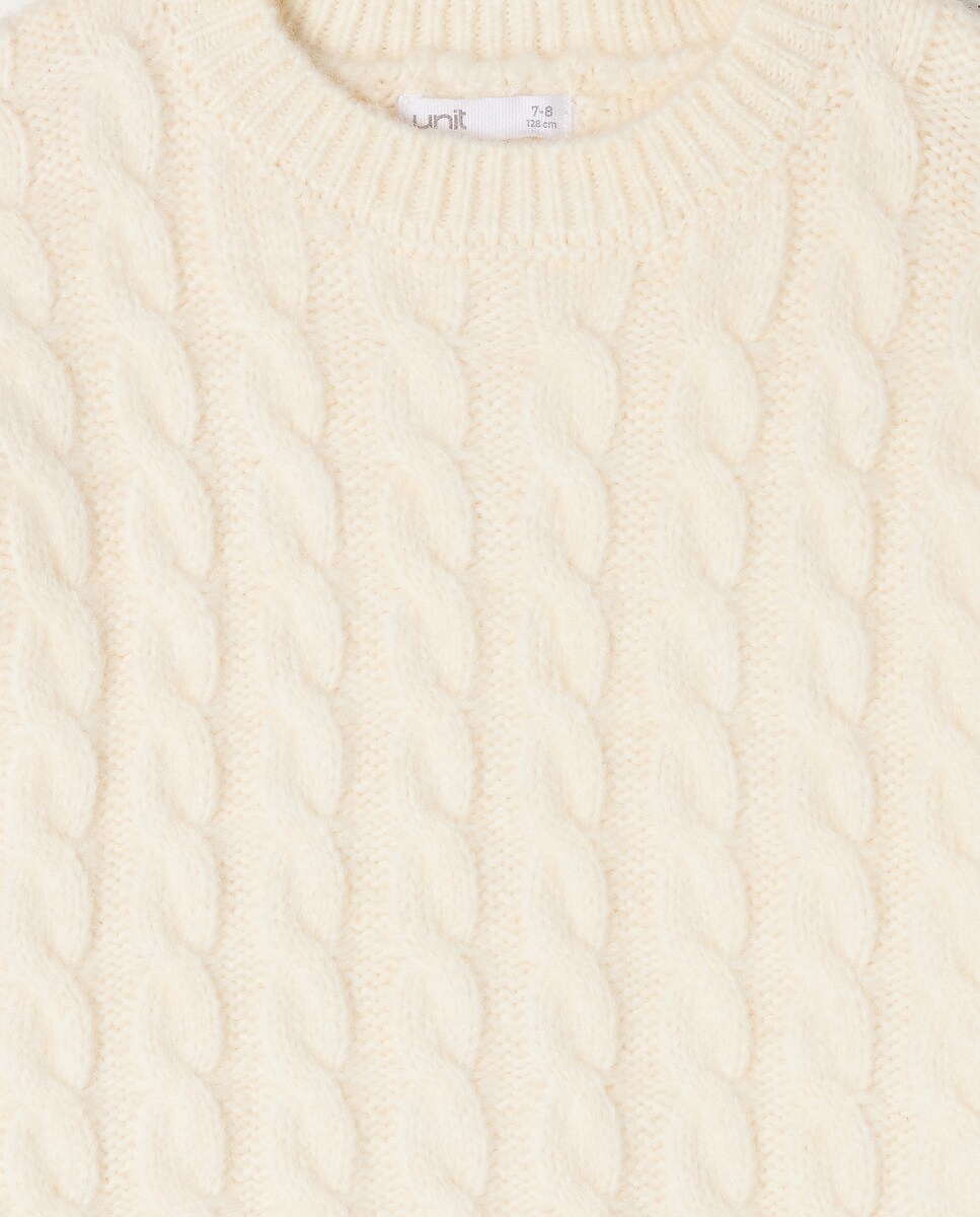 Jersey niña ochos 130 Marfil-3