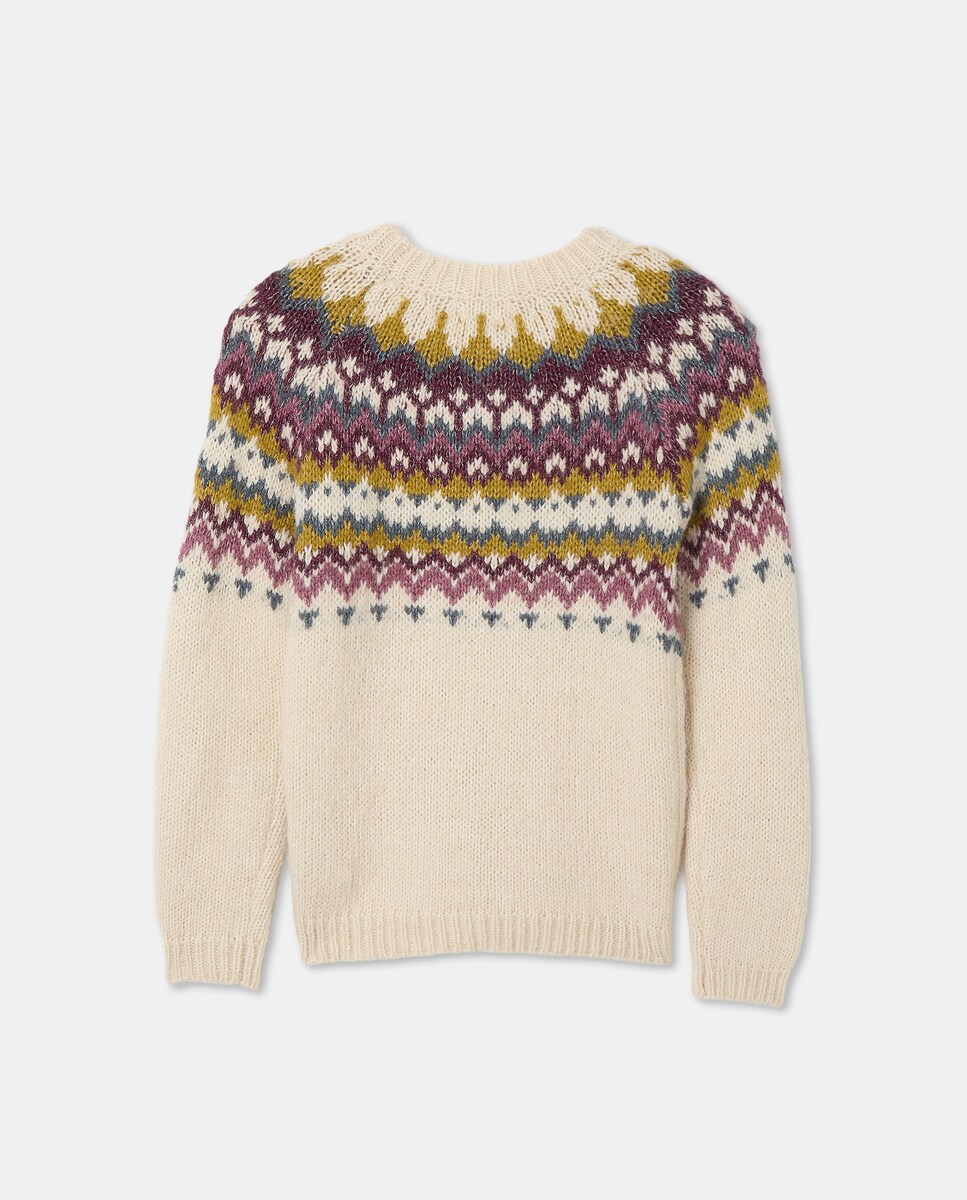 Jersey niña greca Beige-2