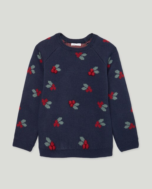 Imagen 0 de Jersey xmas greca acebo infantil