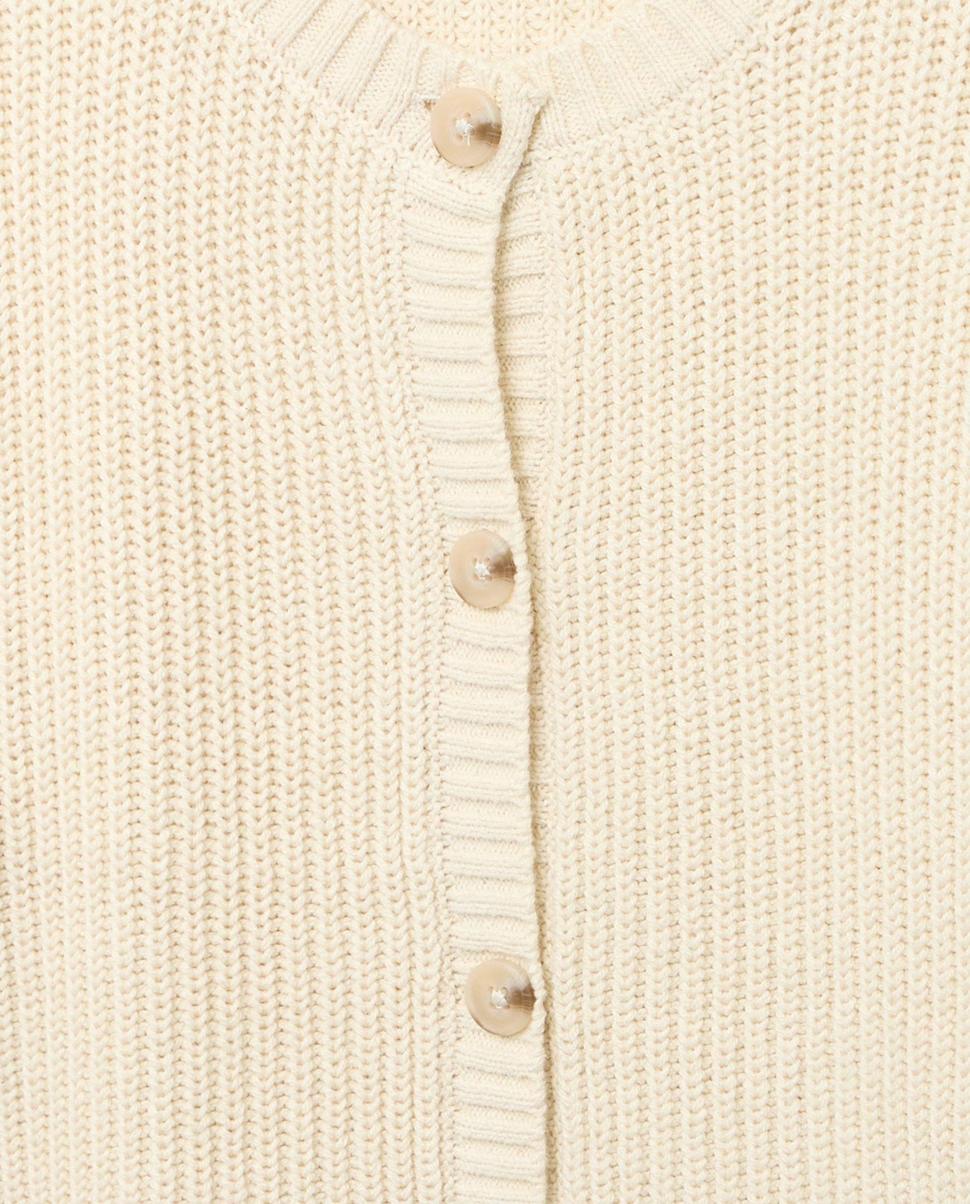 Chaqueta niña cuello caja 120 Crudo-3
