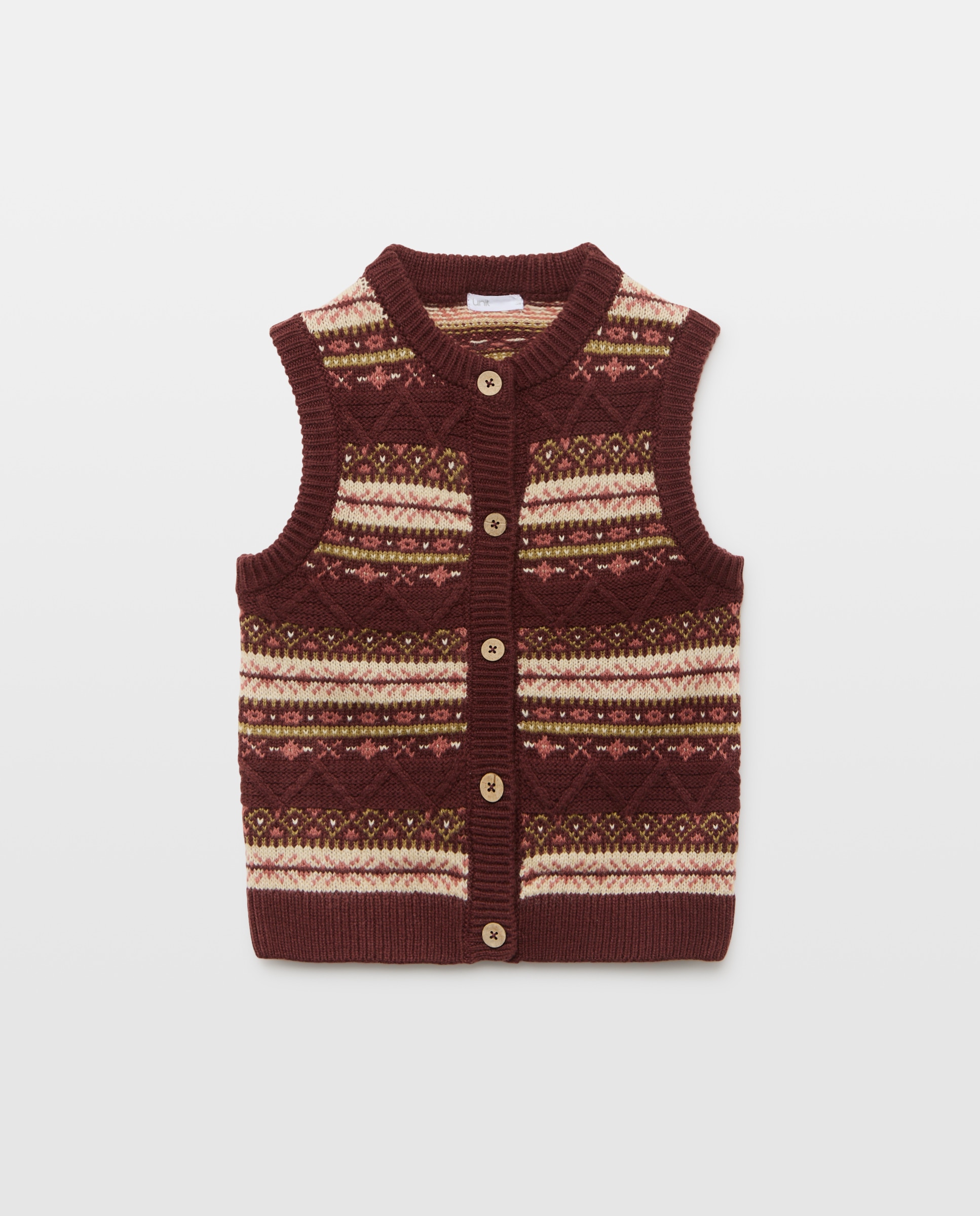 Imagen 0 de Chaleco niña jacquard