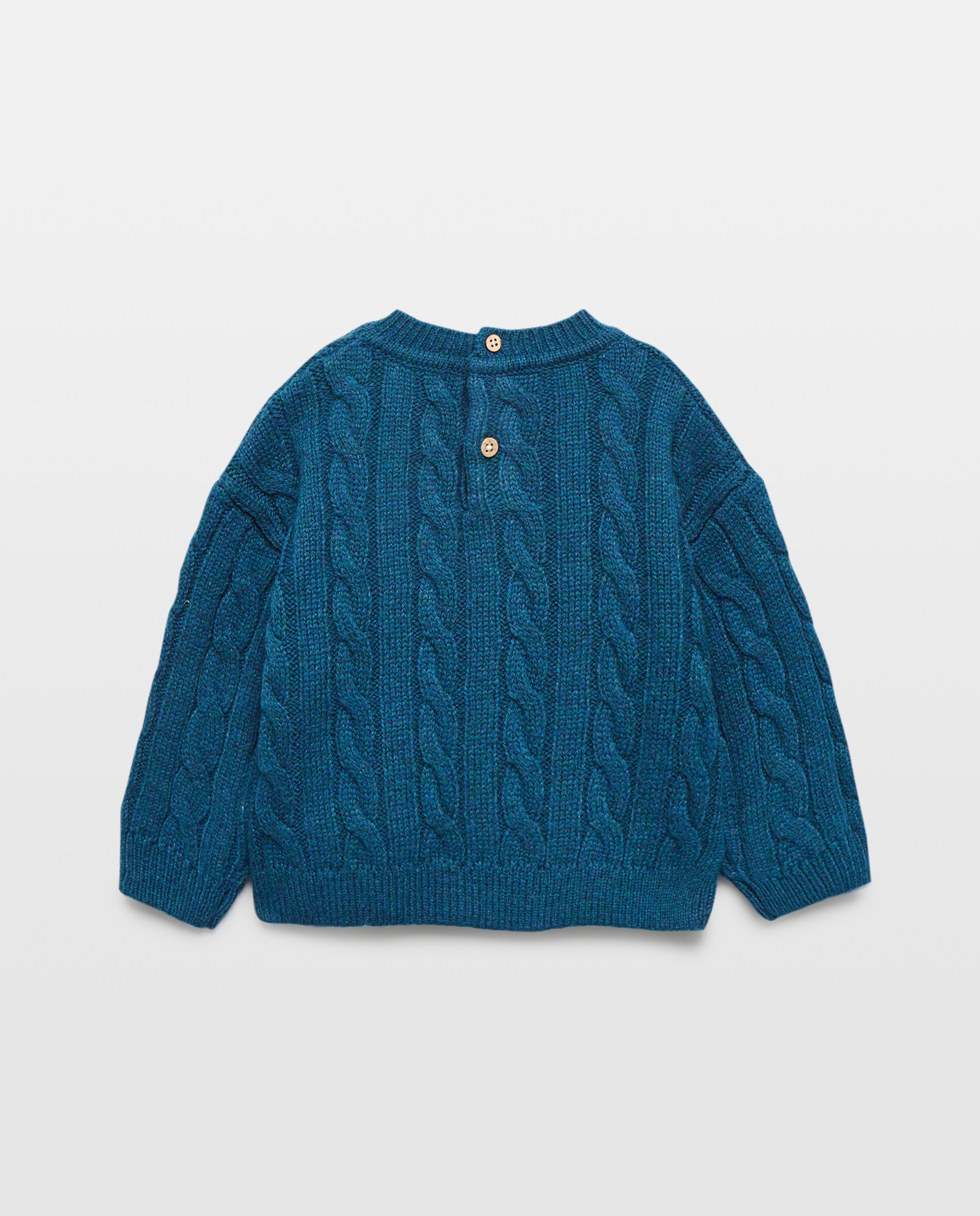 Jersey bebé niña ochos Azul oscuro-2