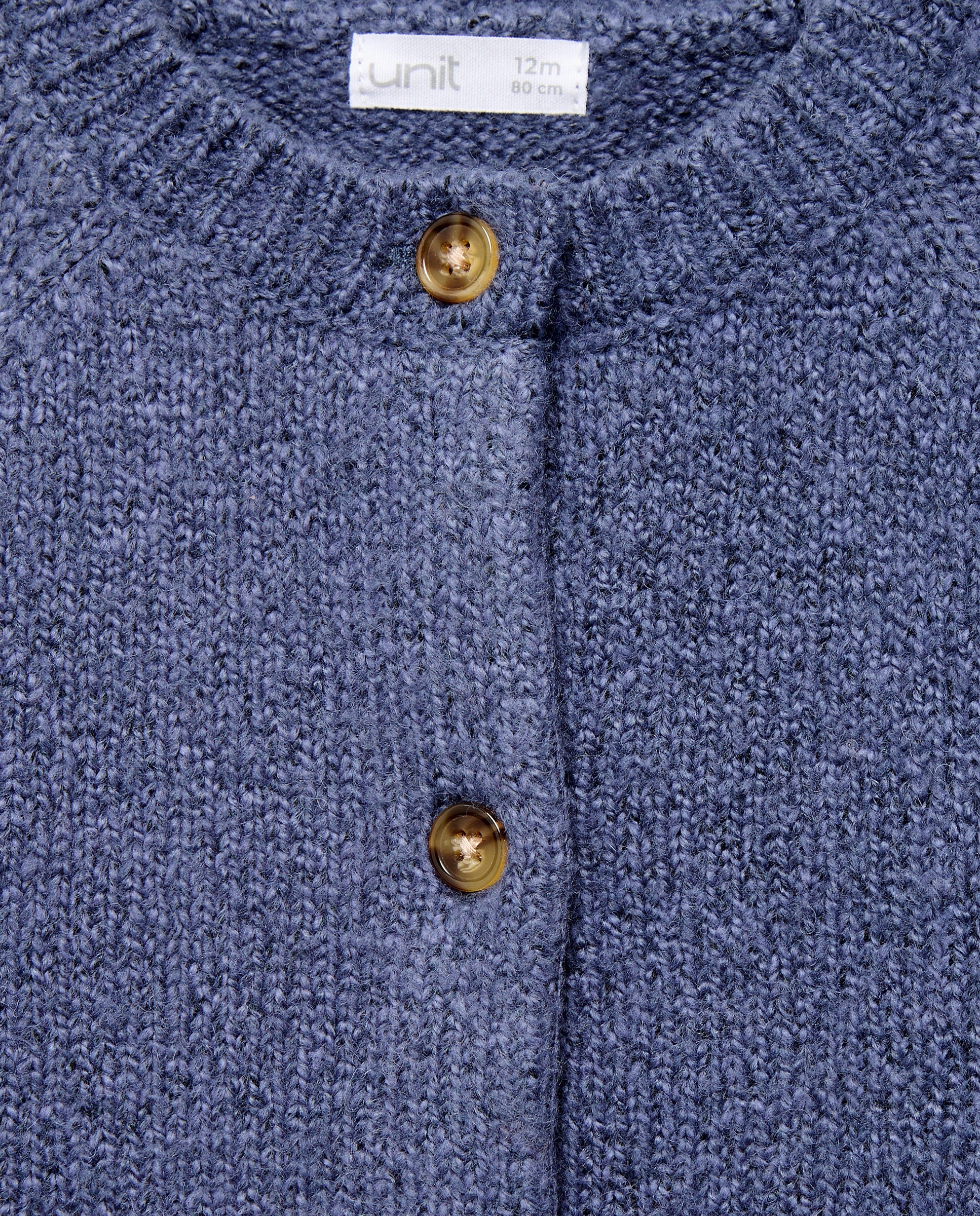 Chaqueta bebé niña jacquard 400 Azul-3