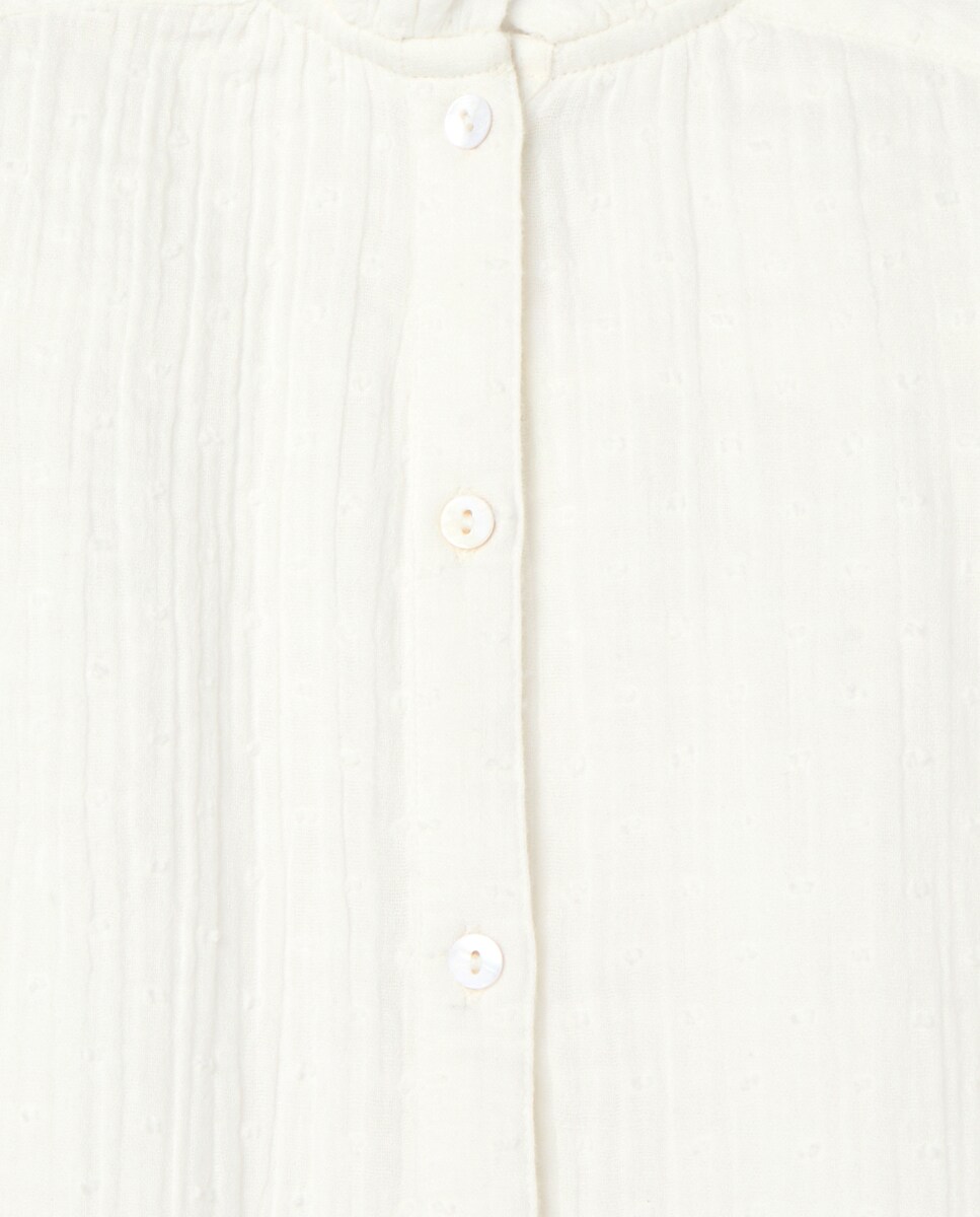 Blusa niña plumeti Blanco-3