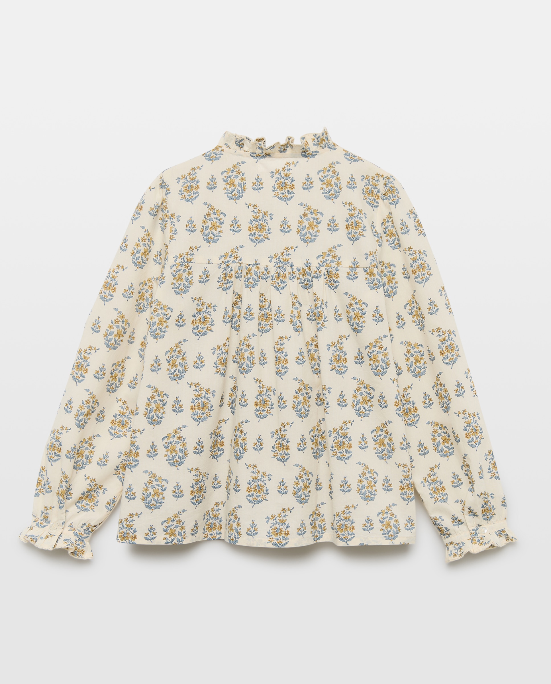 Blusa niña estampada Blanco roto-2