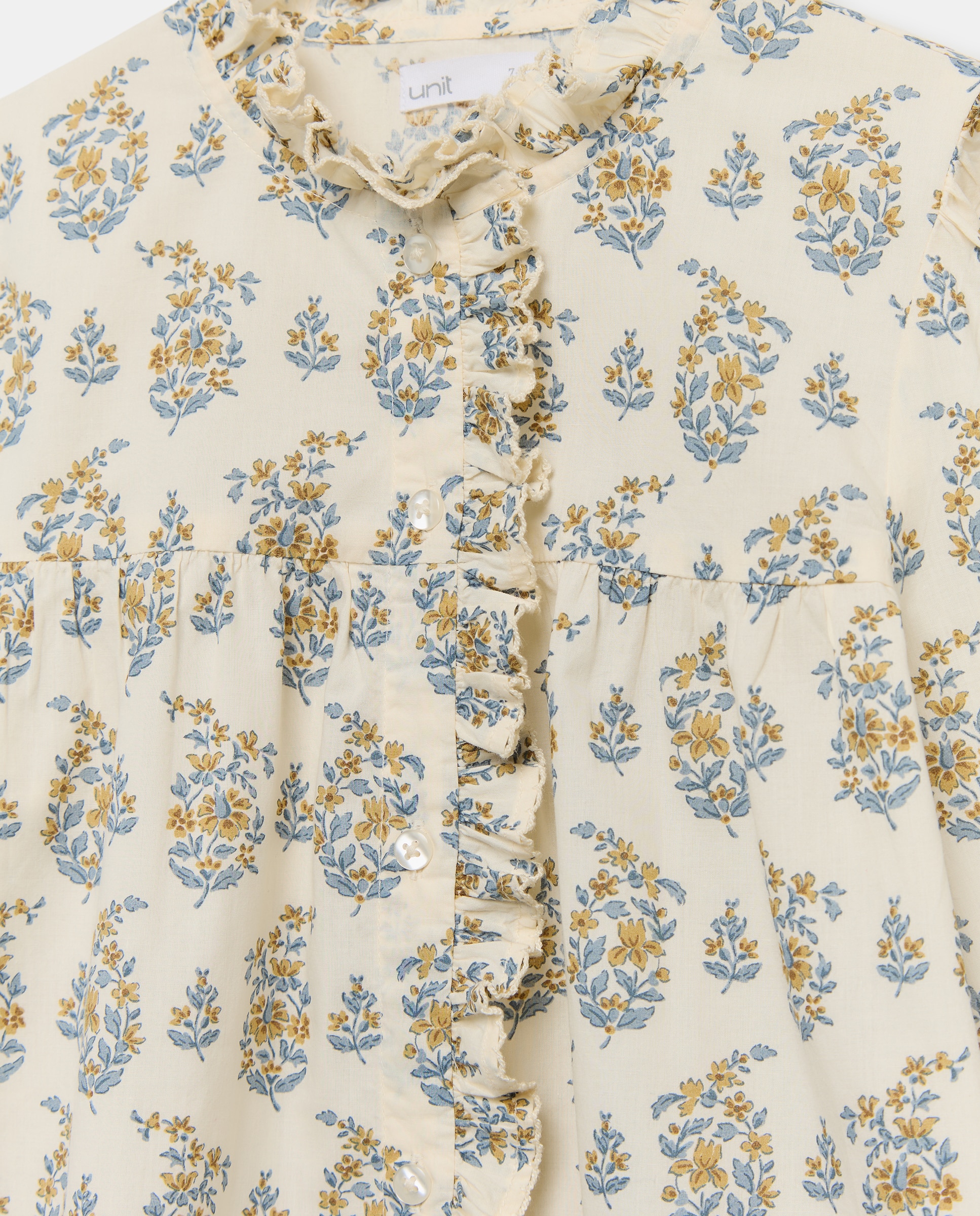 Blusa niña estampada Blanco roto-3
