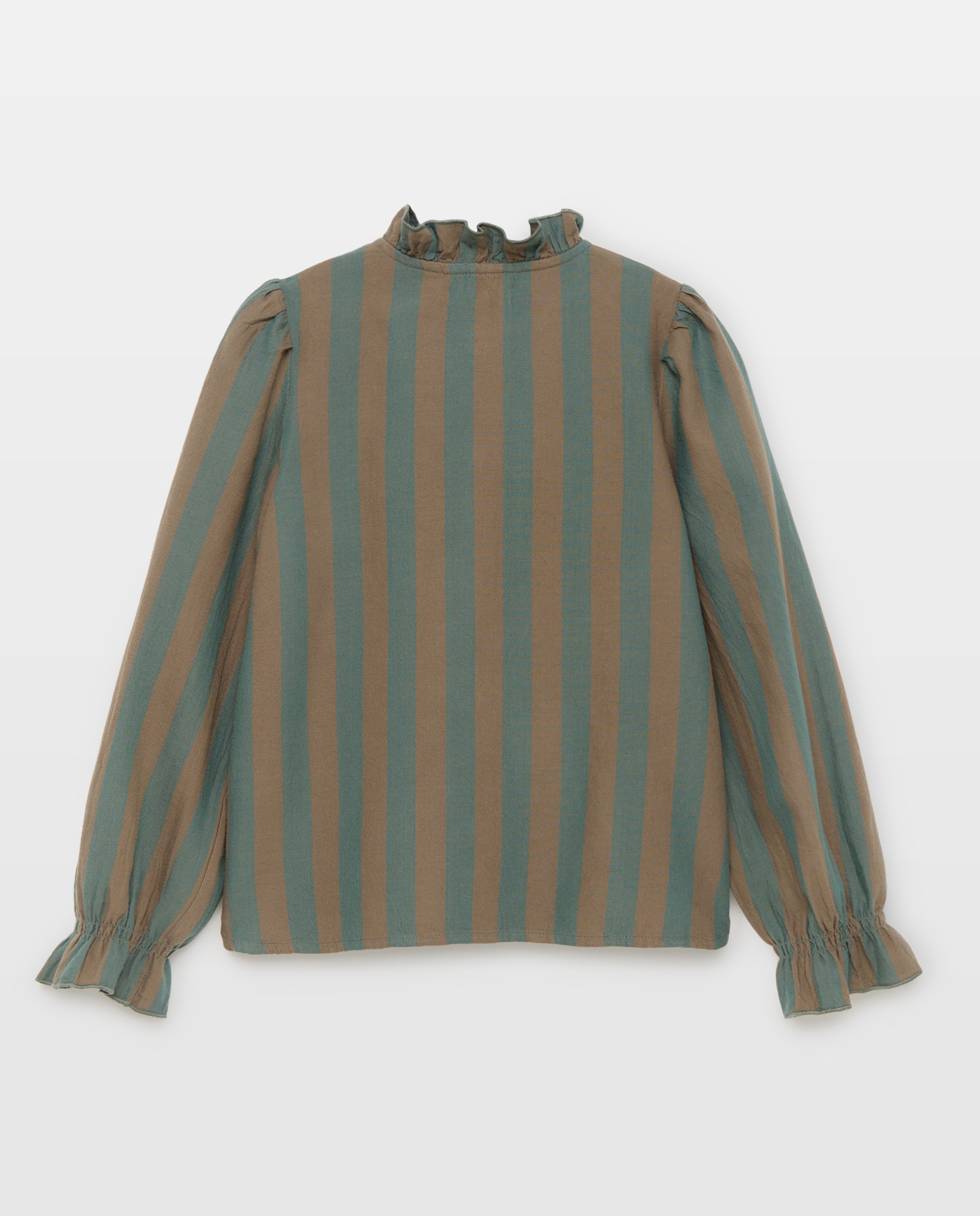Blusa niña total look Verde Pato-2