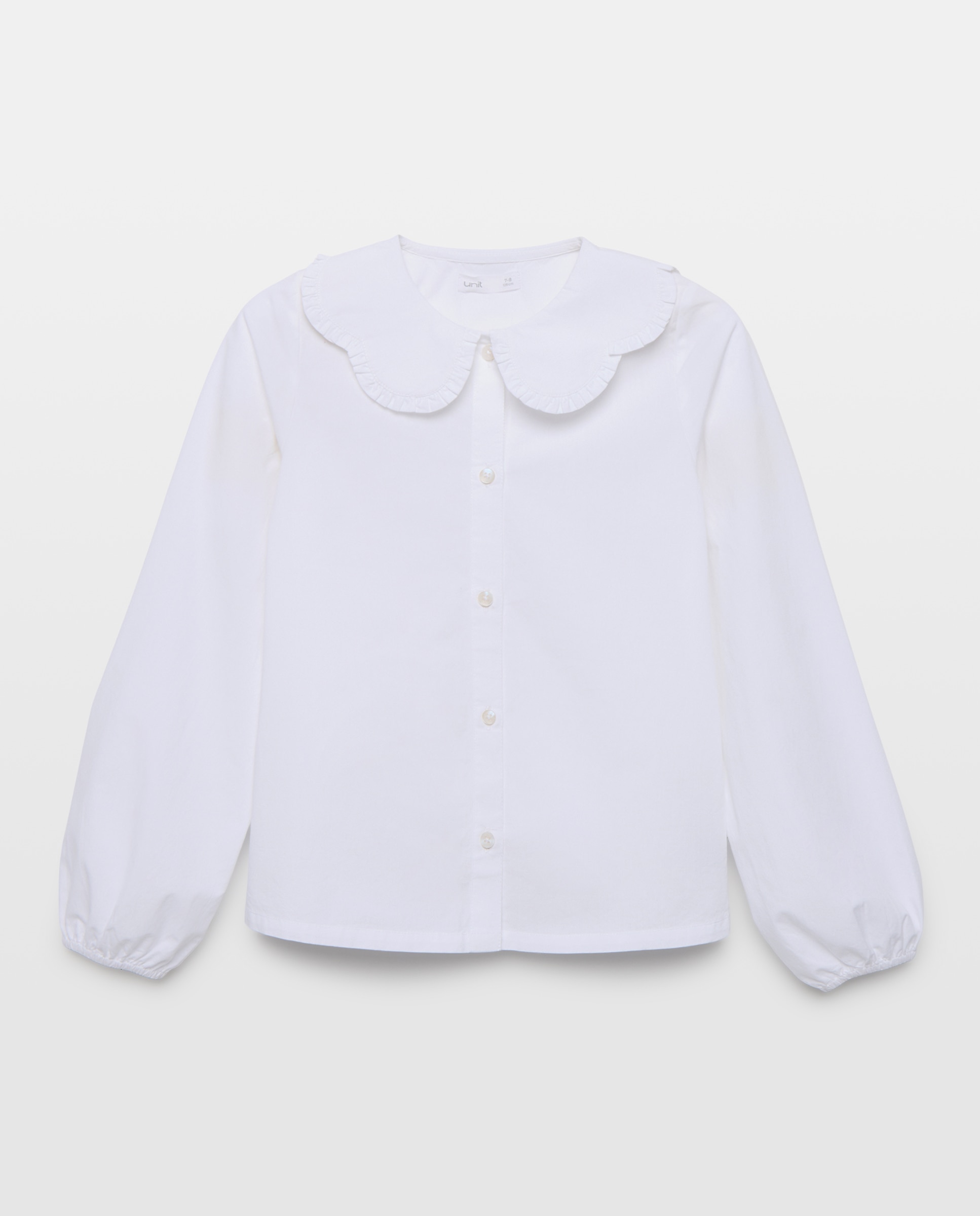 Imagen 0 de Blusa niña cuello frill