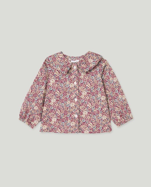 Imagen 0 de Blusa bebé cuello estampada