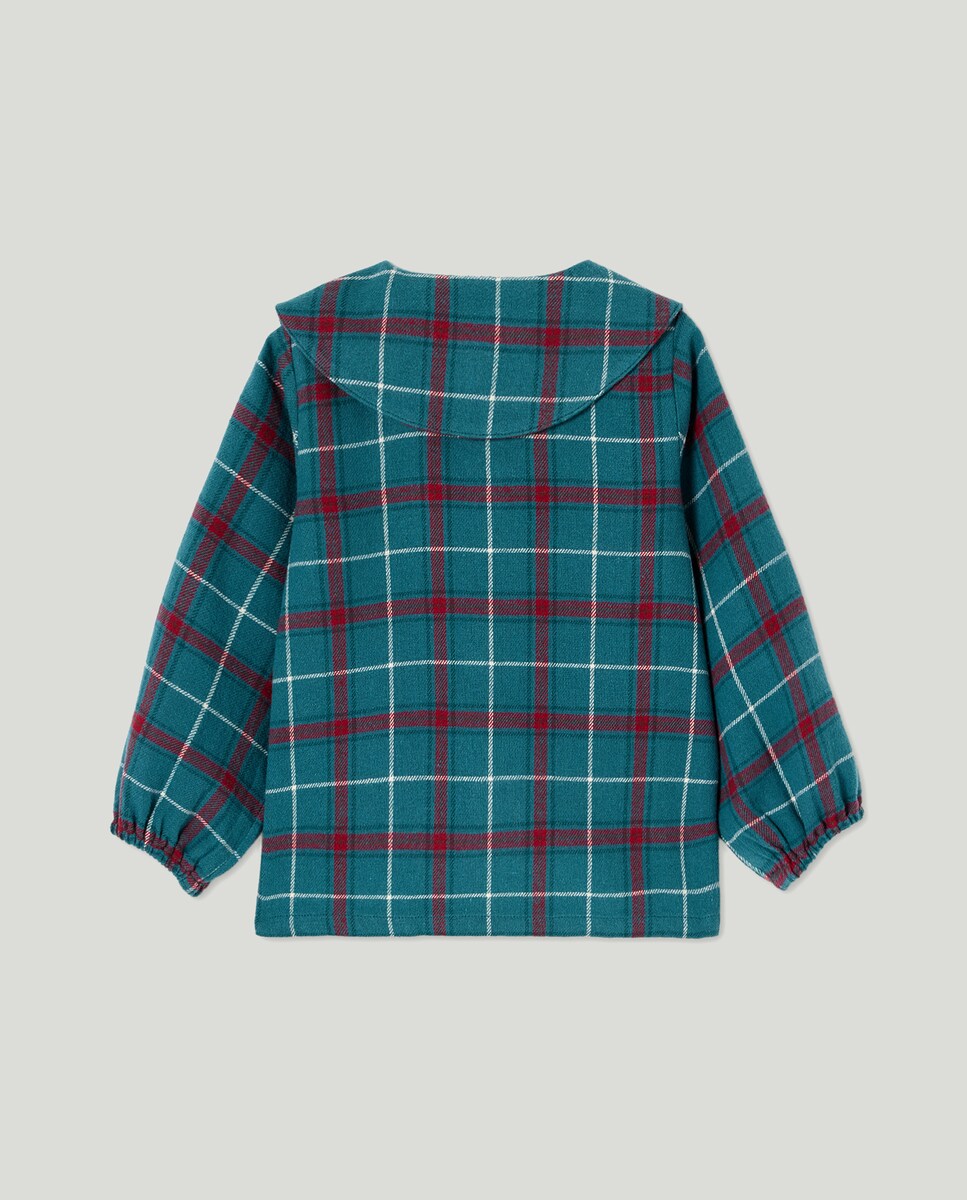 Blusa bebé franela navidad Verde-2