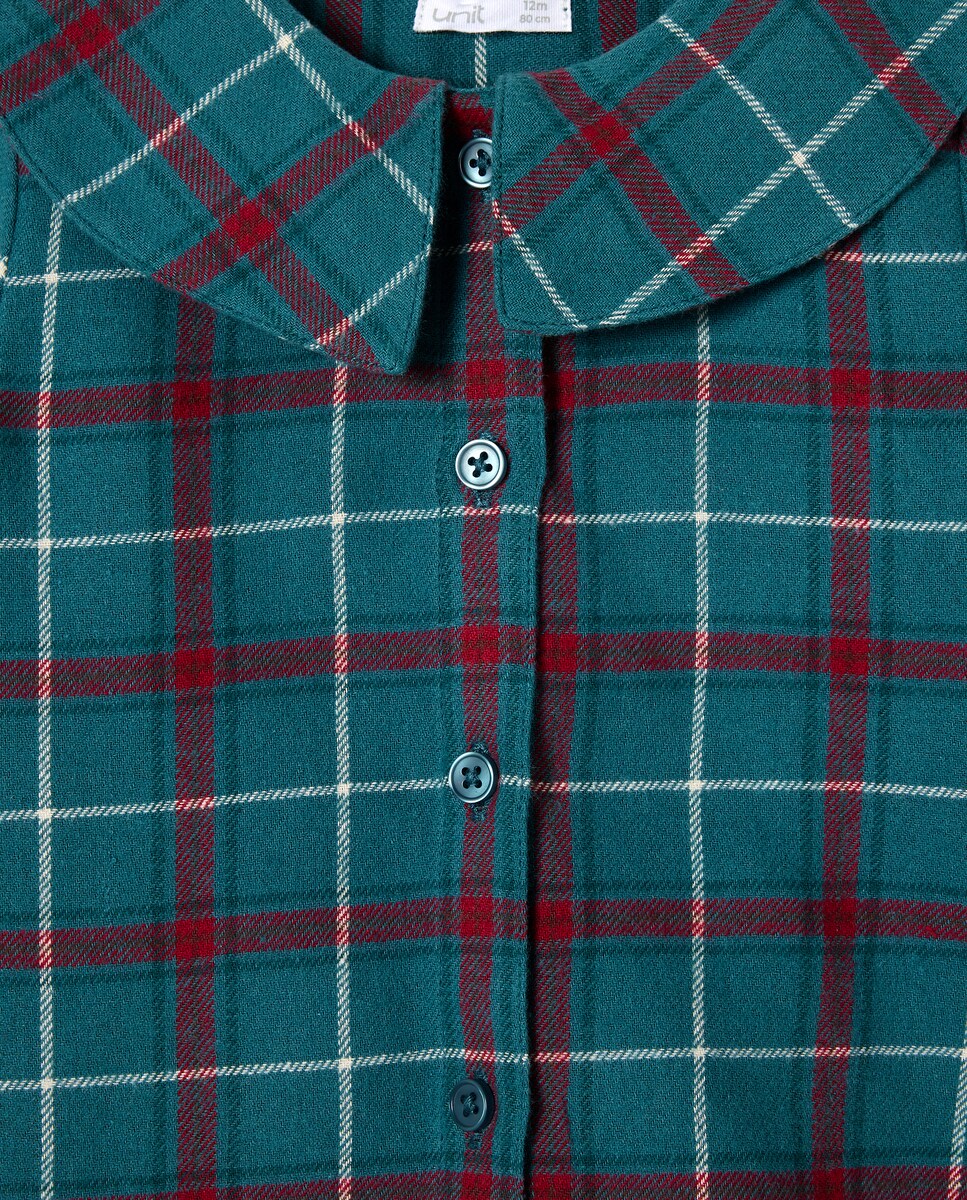 Blusa bebé franela navidad Verde-3