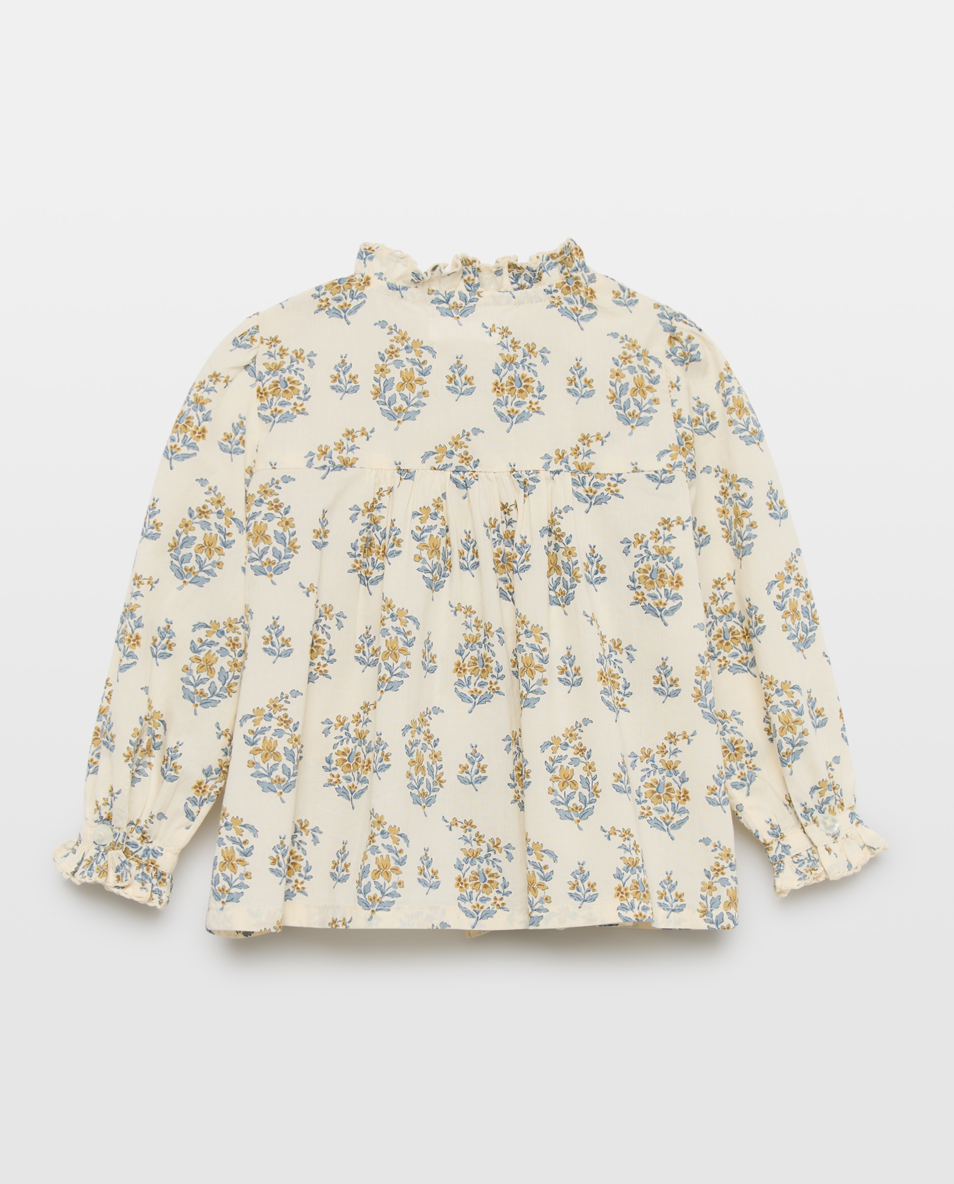 Blusa bebé niña estampada Blanco roto-2