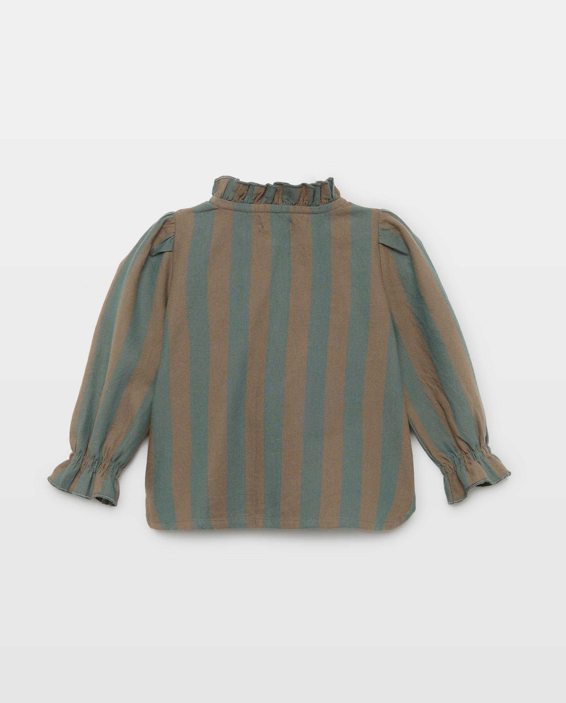 Blusa bebé niña total look Verde Pato-2