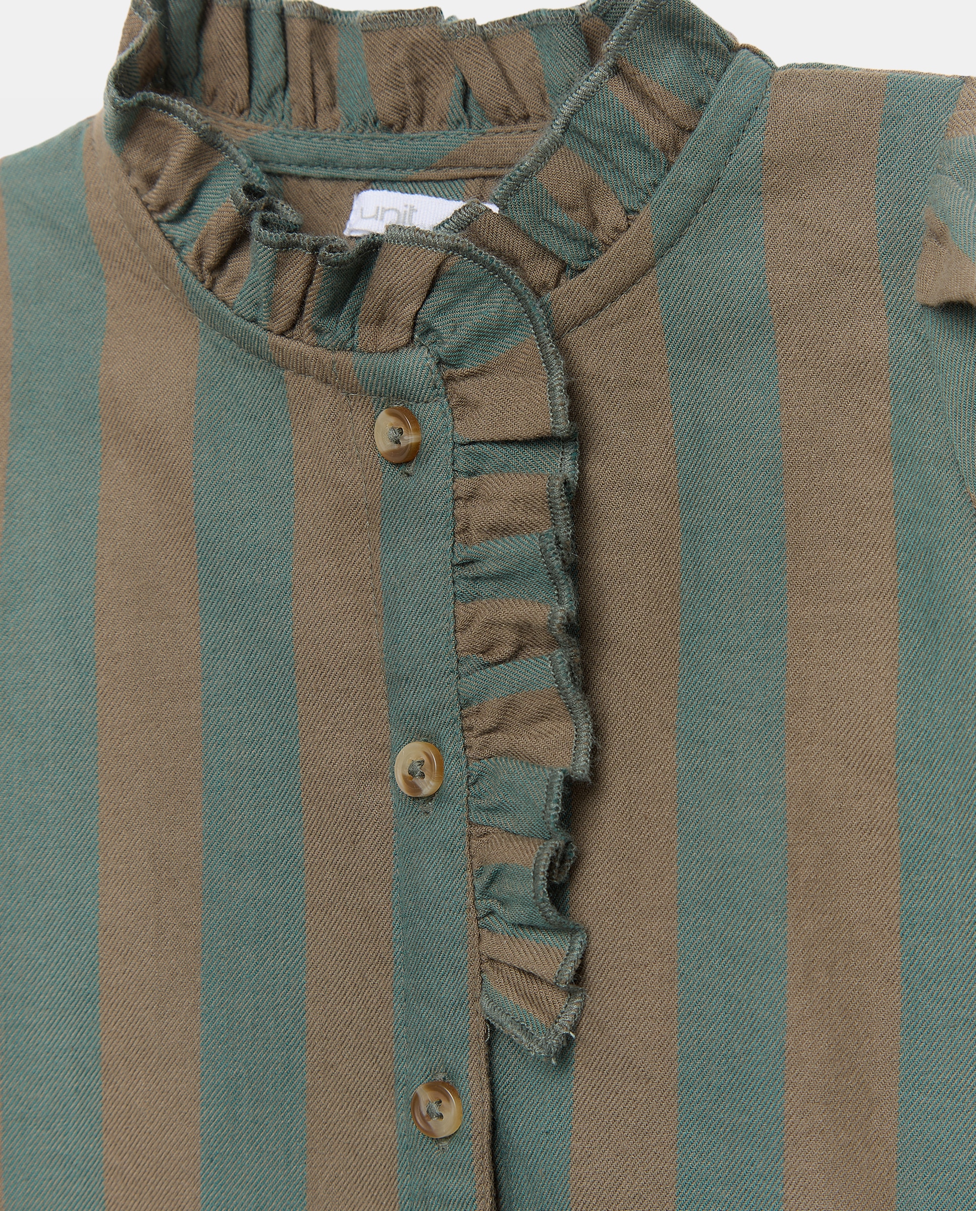 Blusa bebé niña total look Verde Pato-3