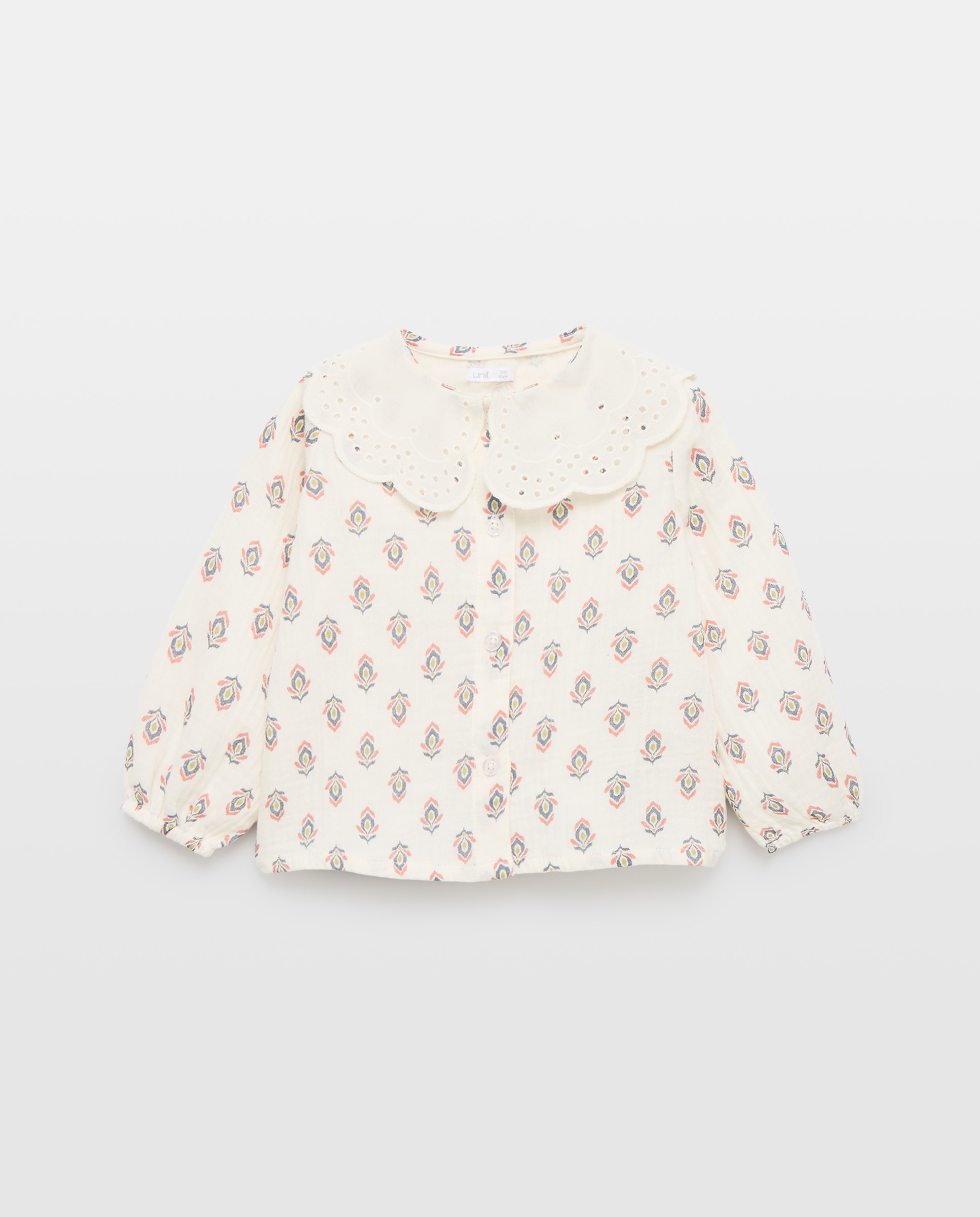 Imagen 0 de Blusa bebé niña con cuello troquelado