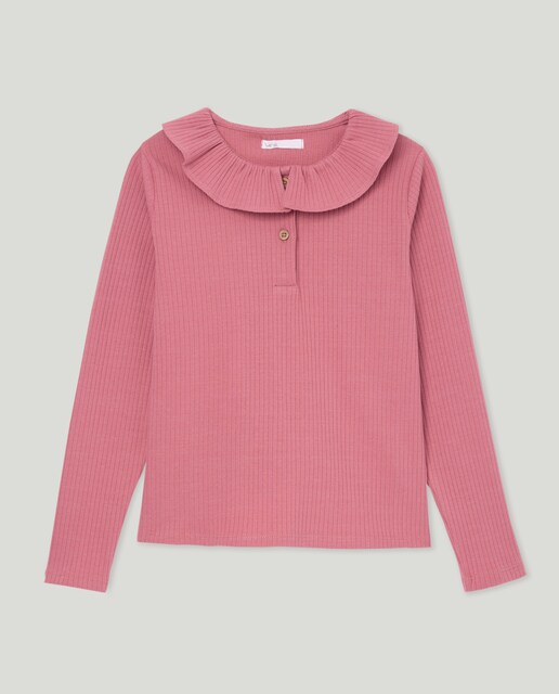 Imagen 0 de Camiseta niña canalè cuello volante