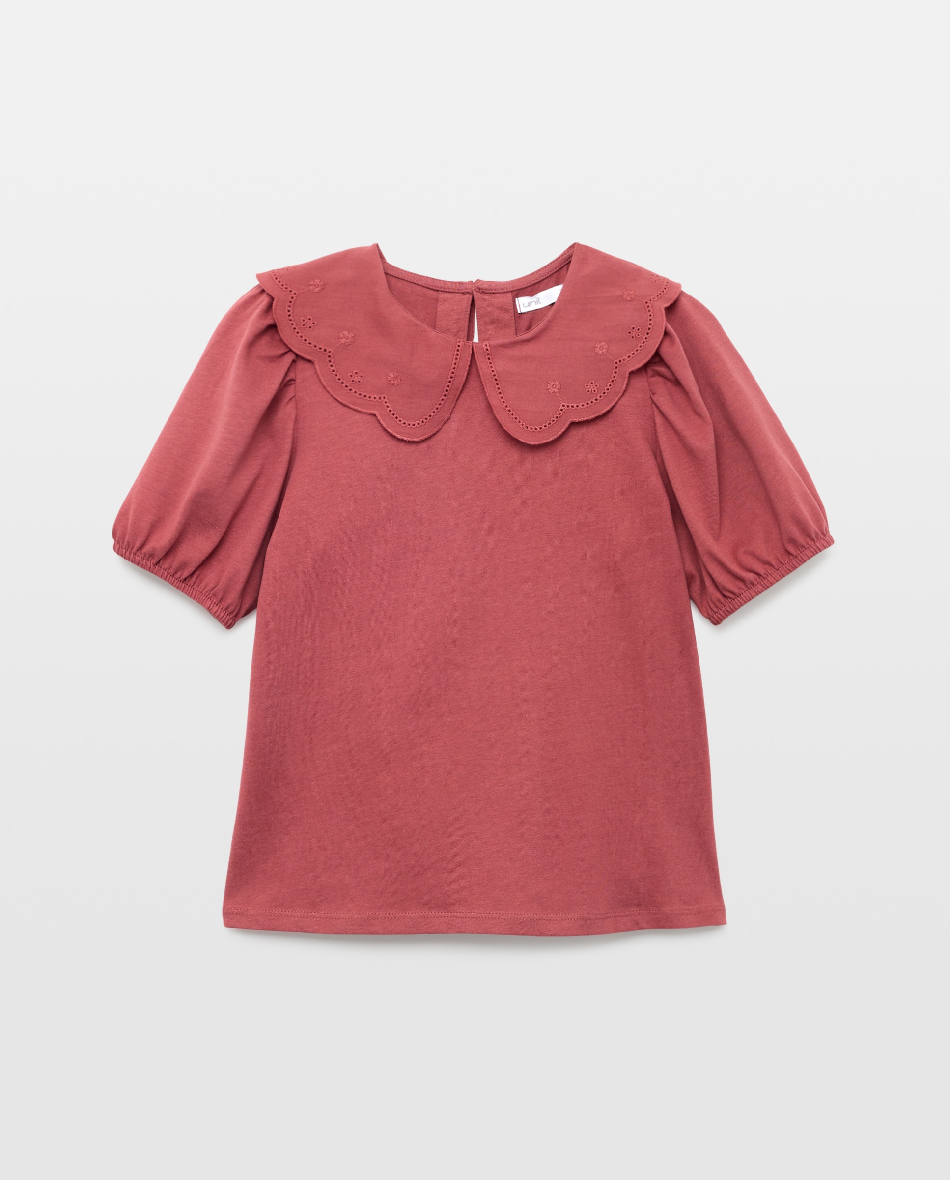 Imagen 0 de Camiseta niña manga corta y cuello