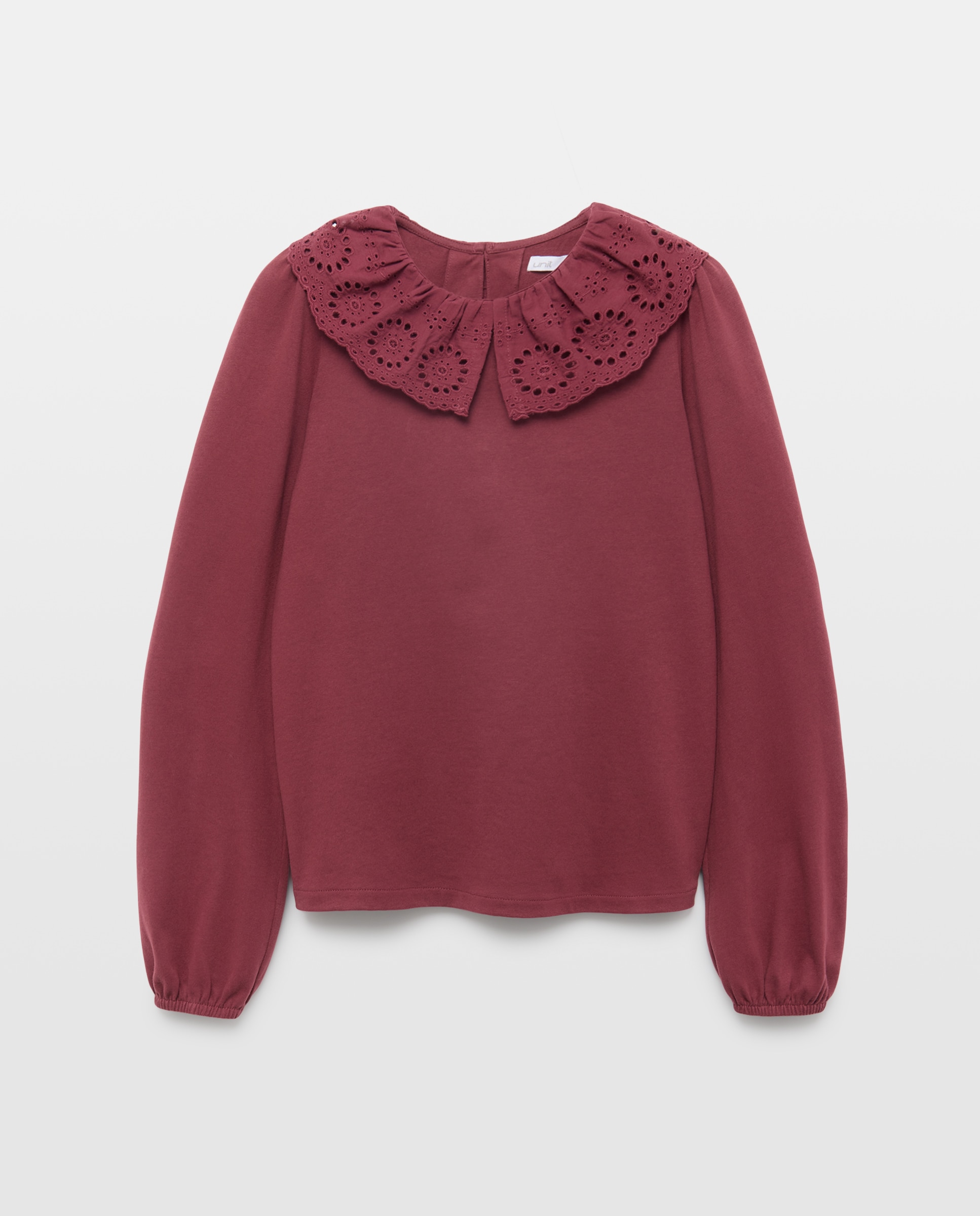 Imagen 0 de Camiseta niña cuello troquelado