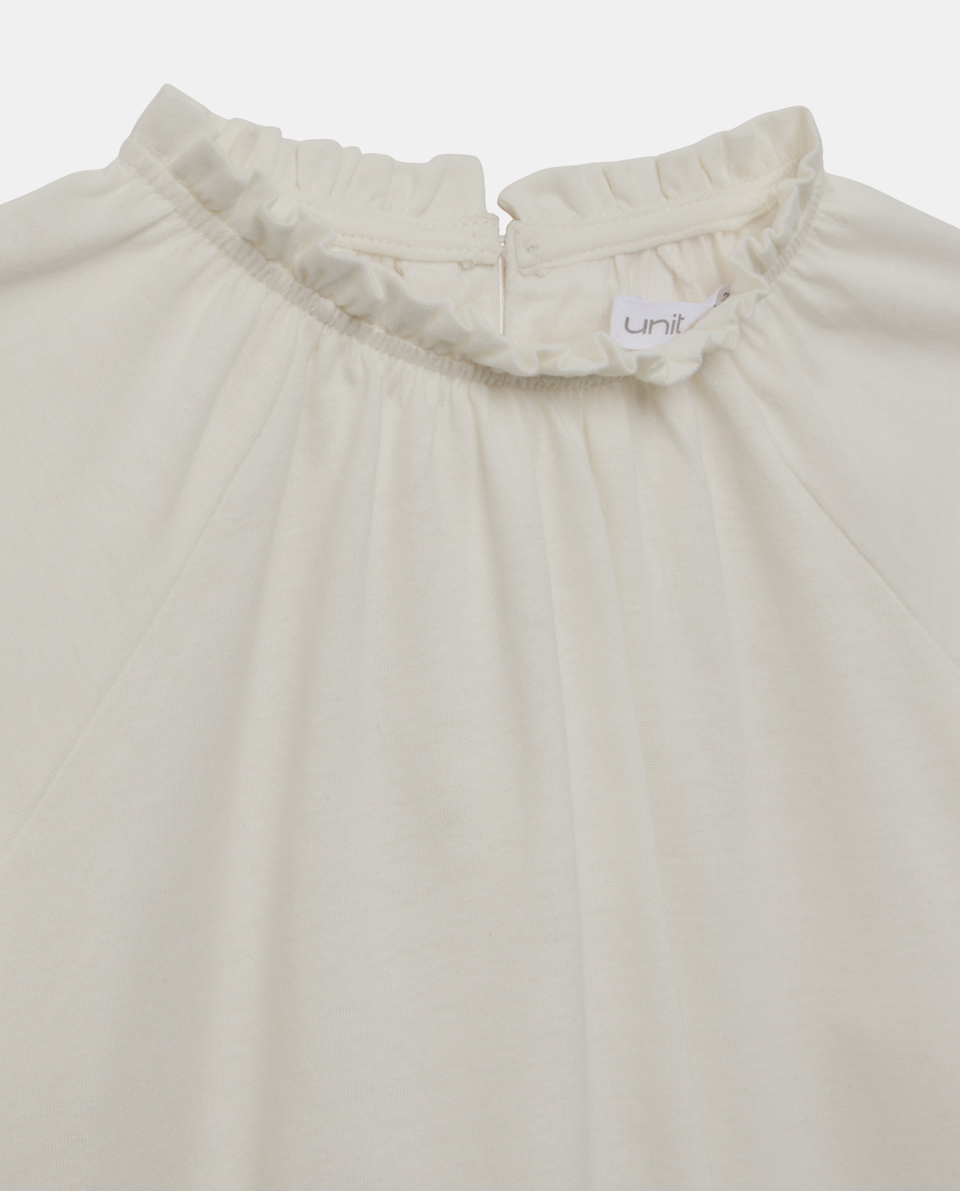 Camiseta niña cuello fruncido 120 Crudo-3