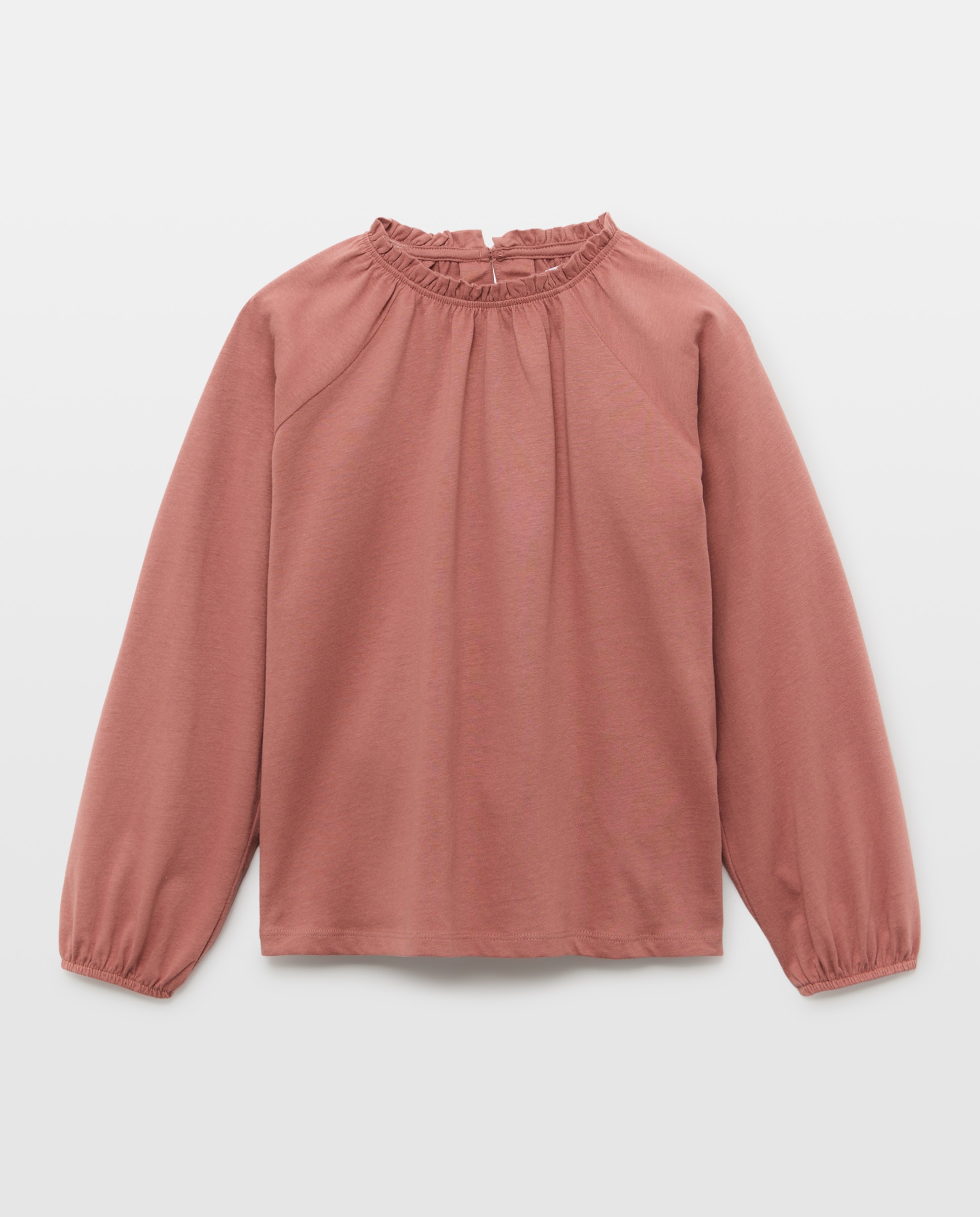 Imagen 0 de Camiseta niña cuello fruncido