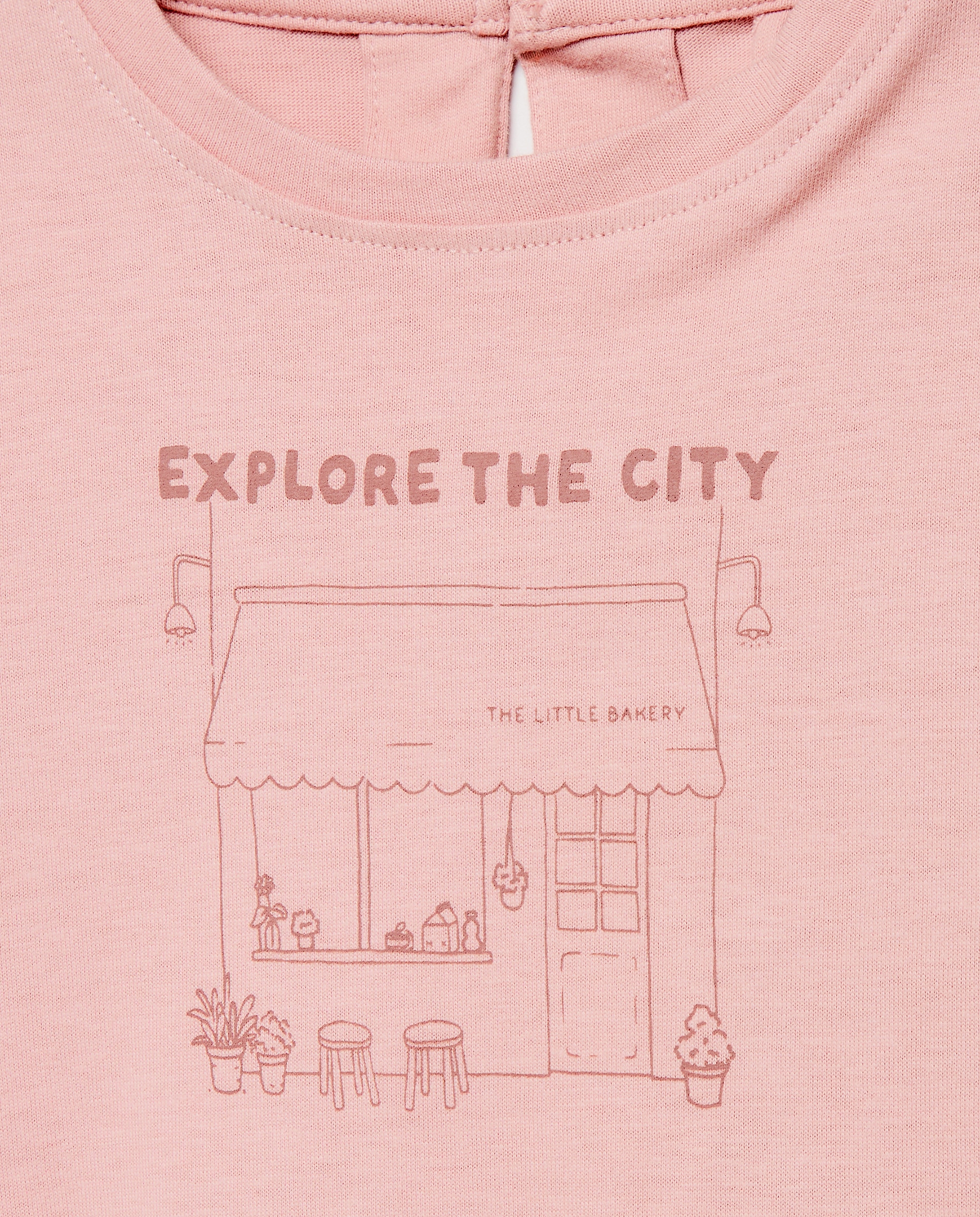 Camiseta bebé niña solidaria Natural-3