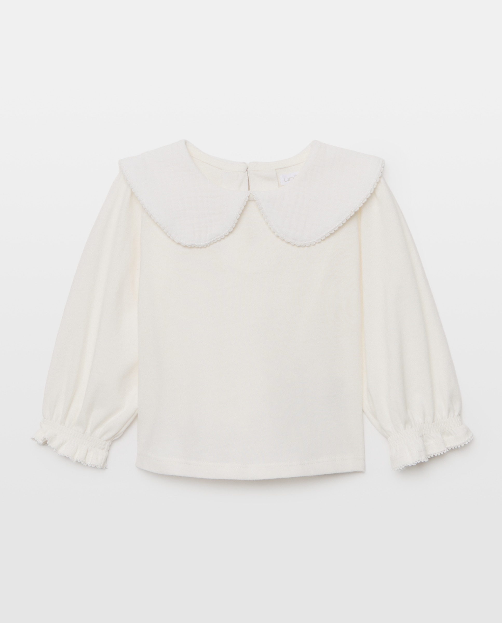 Imagen 0 de Camiseta bebé niña cuello festón