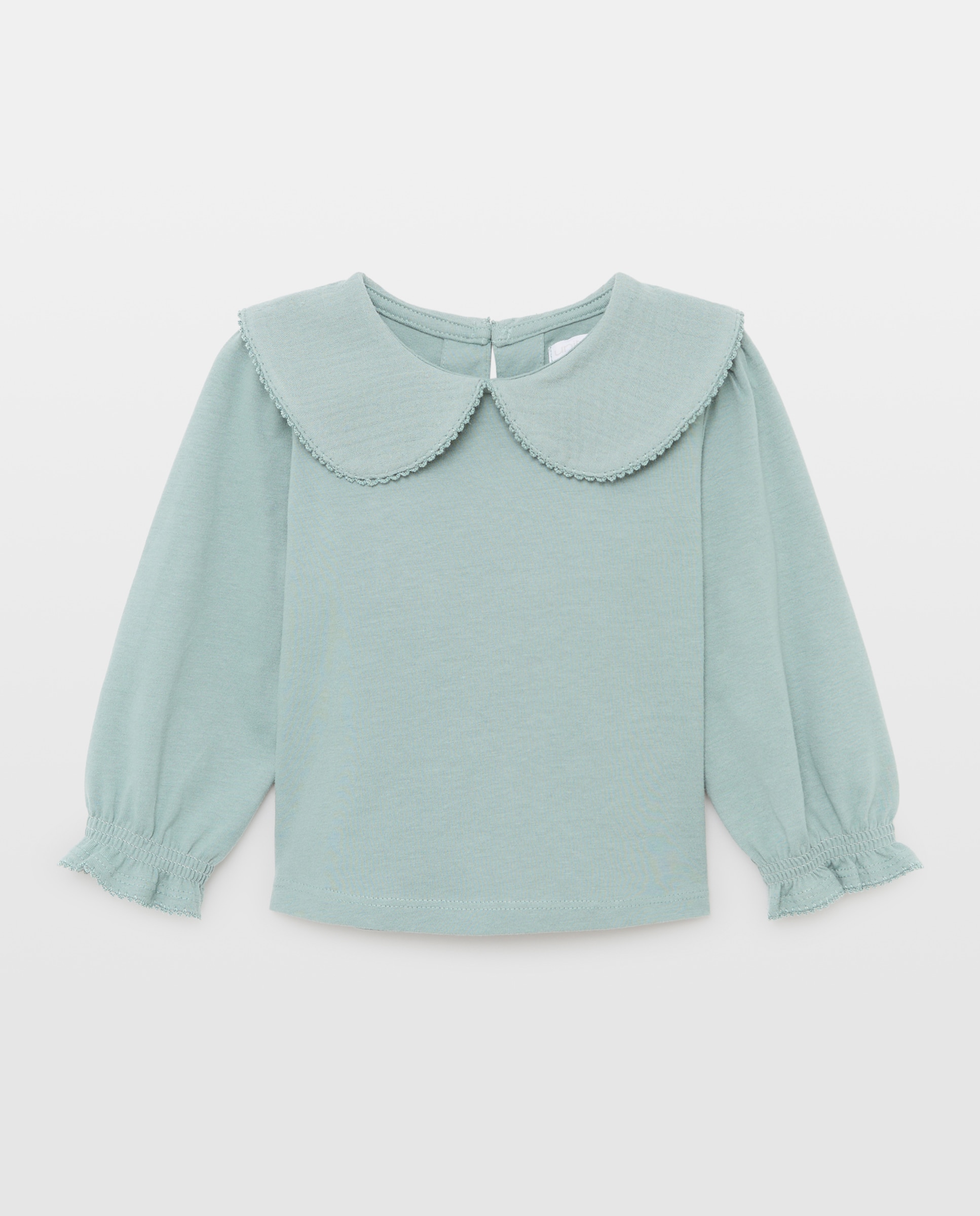 Imagen 0 de Camiseta bebé niña cuello festón