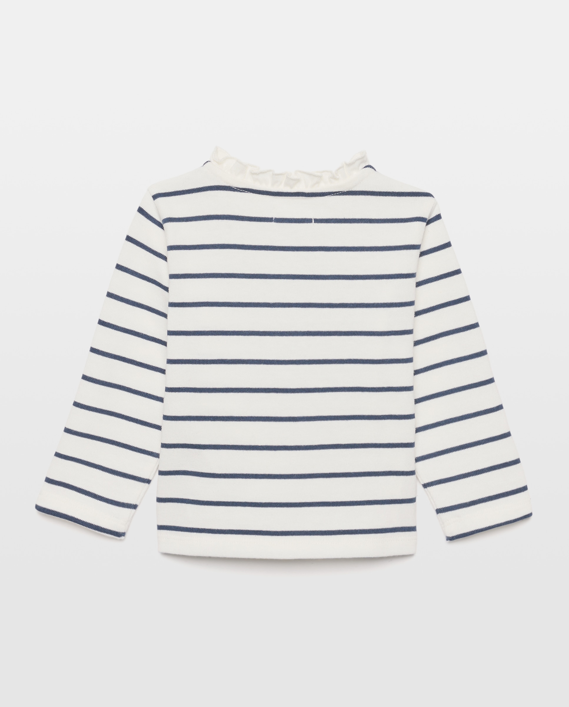 Camiseta bebé niña rayas 400 Azul-2