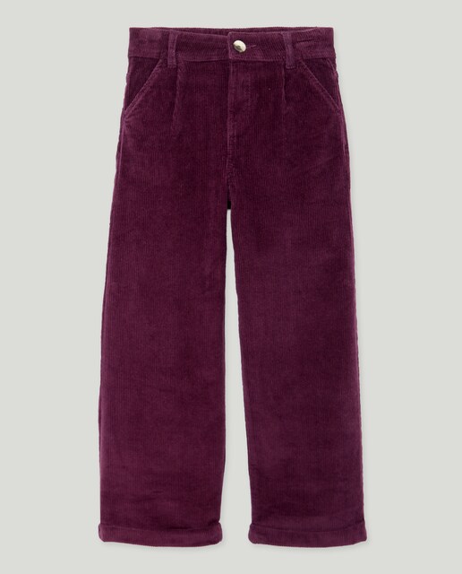 Imagen 0 de Pantalón niña ancho de pana gruesa