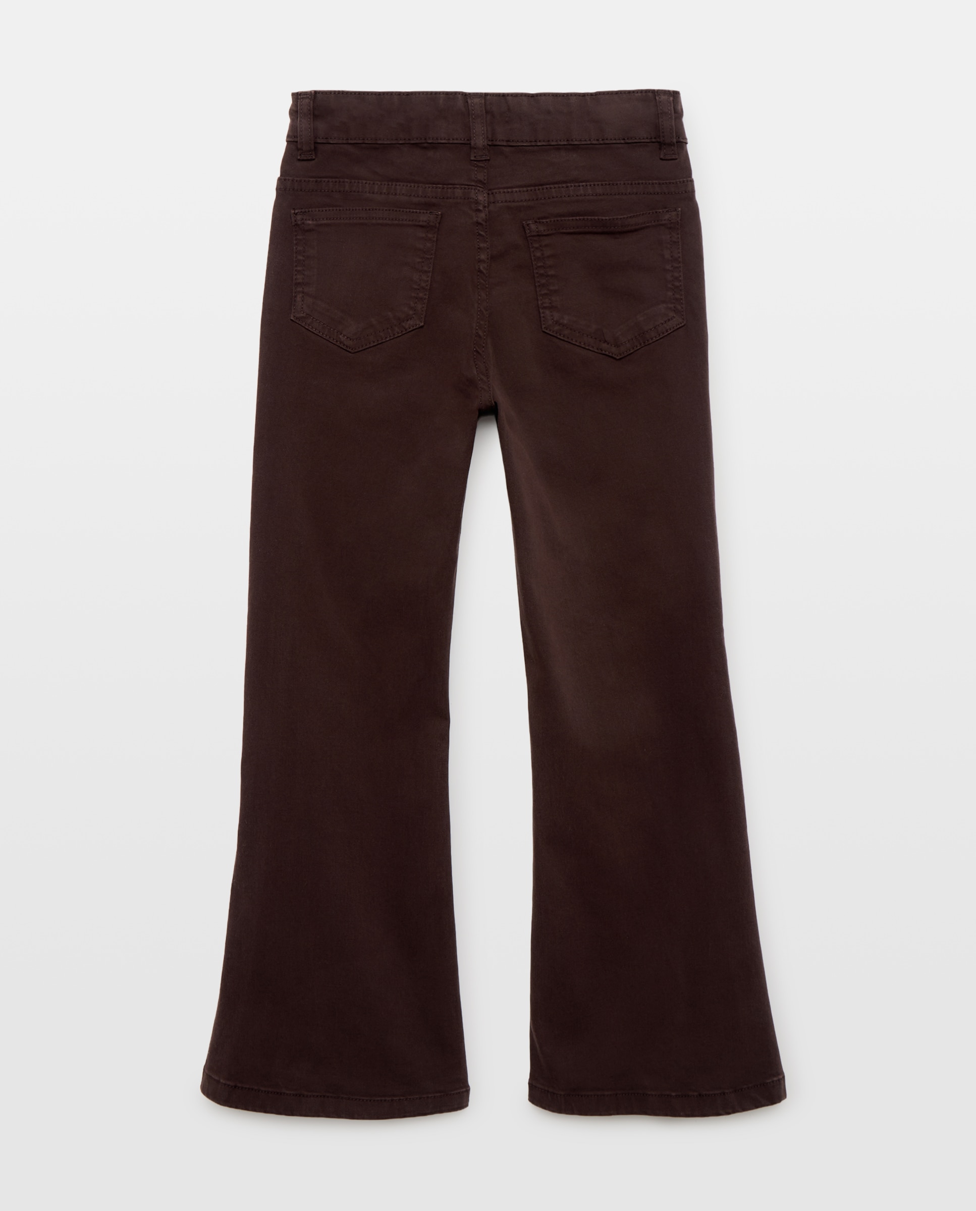 Pantalón de niña flare 291 Berenjena-2