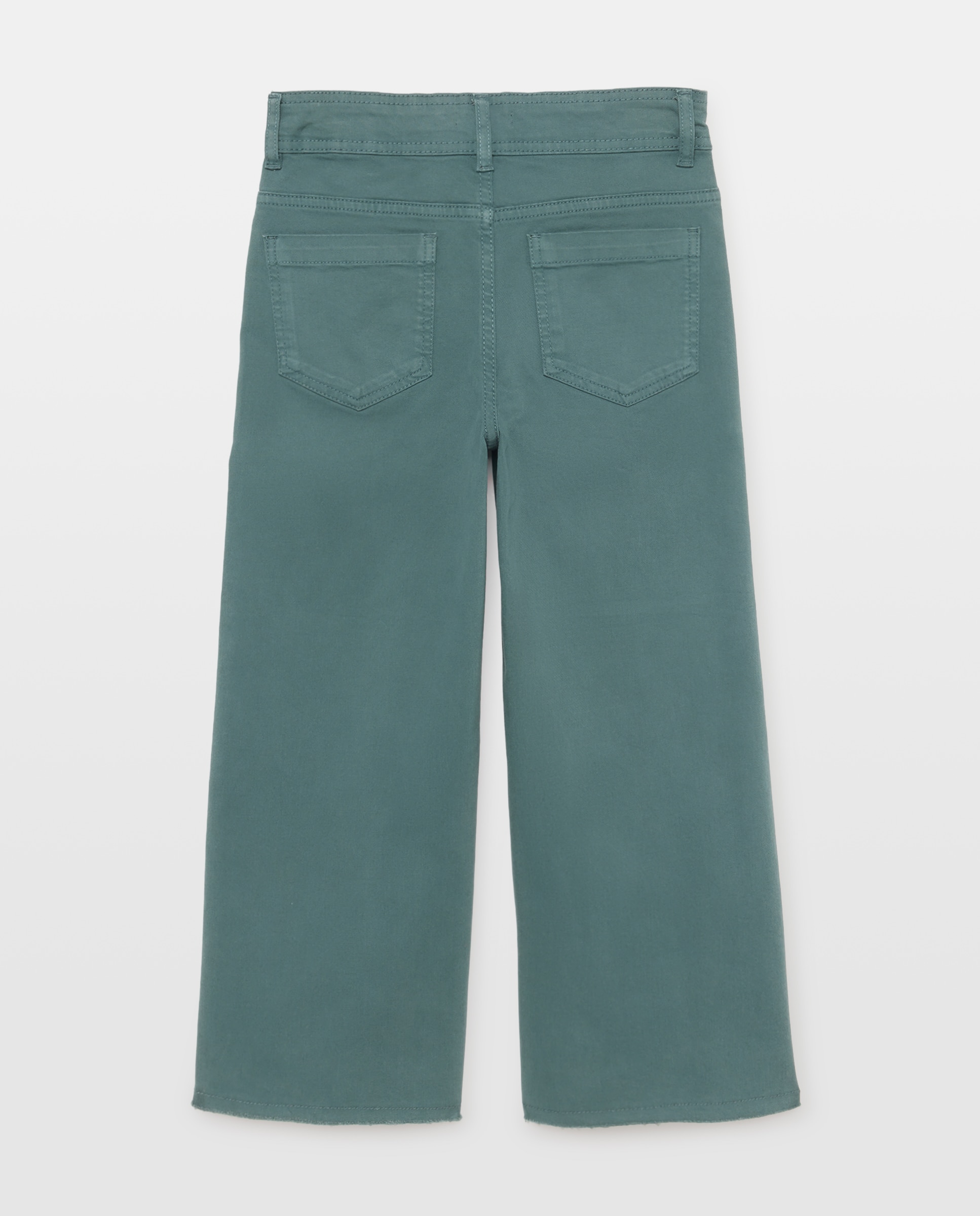 Pantalón niña botones Verde-2