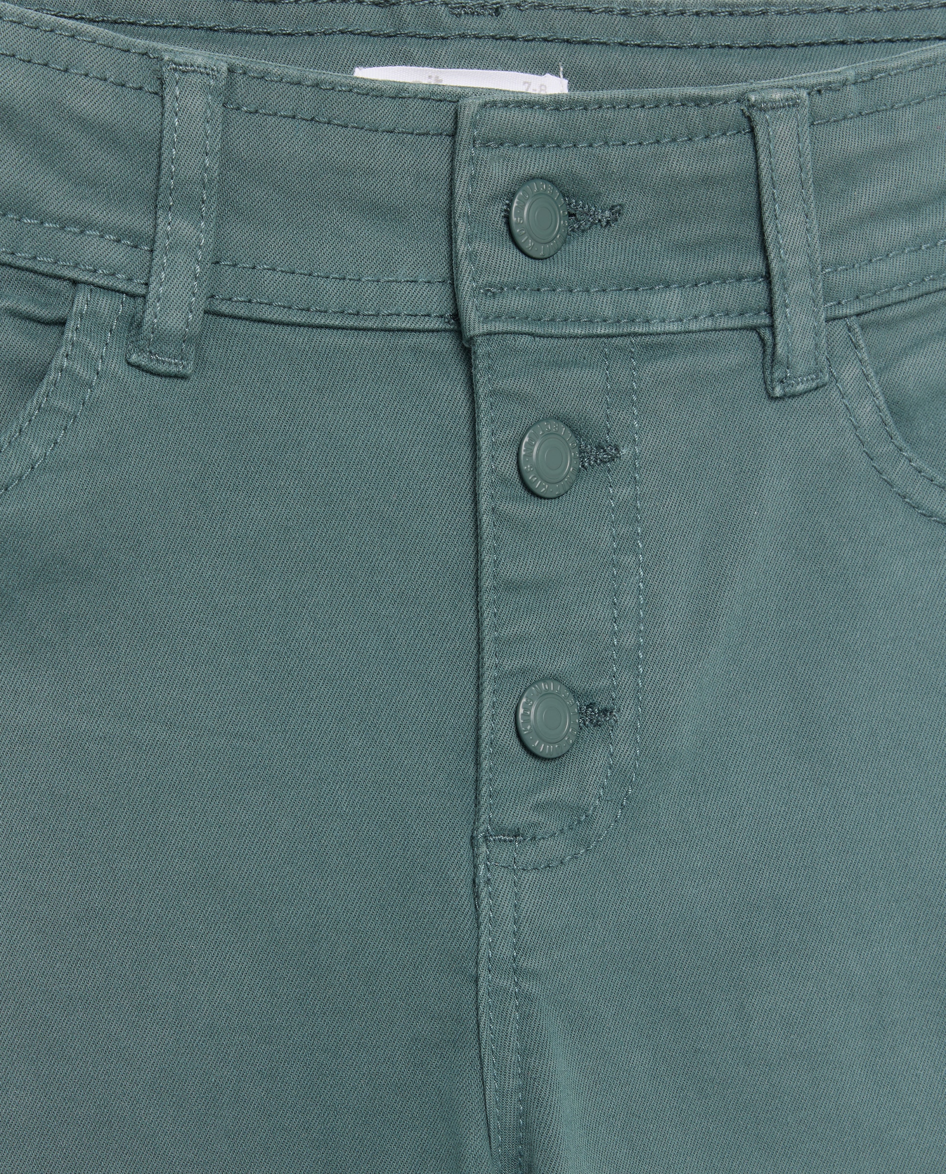 Pantalón niña botones Verde-3
