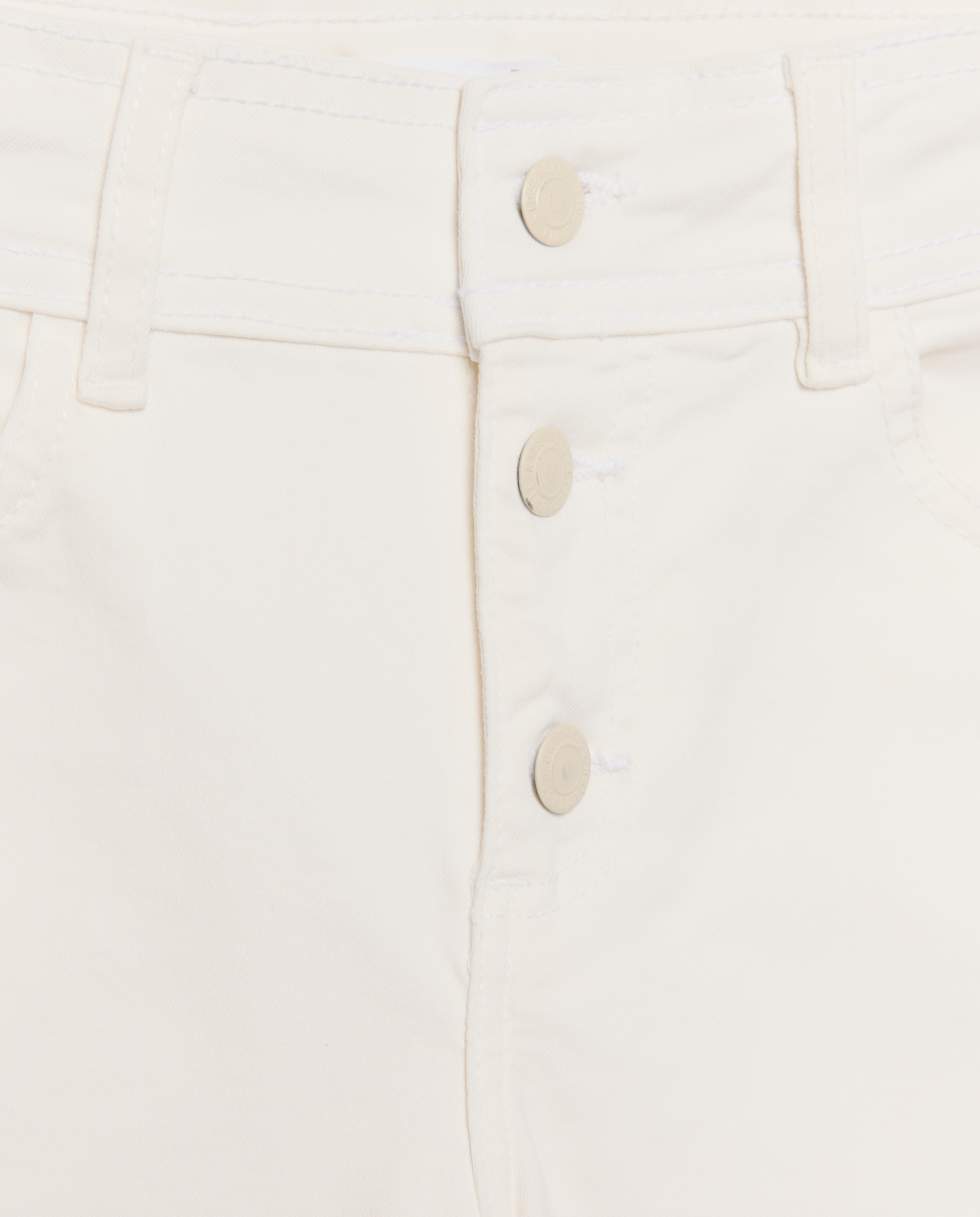 Pantalón niña botones 130 Marfil-3
