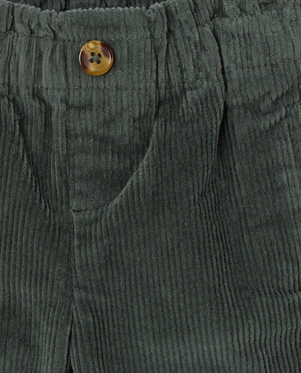 Pantalón bebé pana 520 Kaki-3
