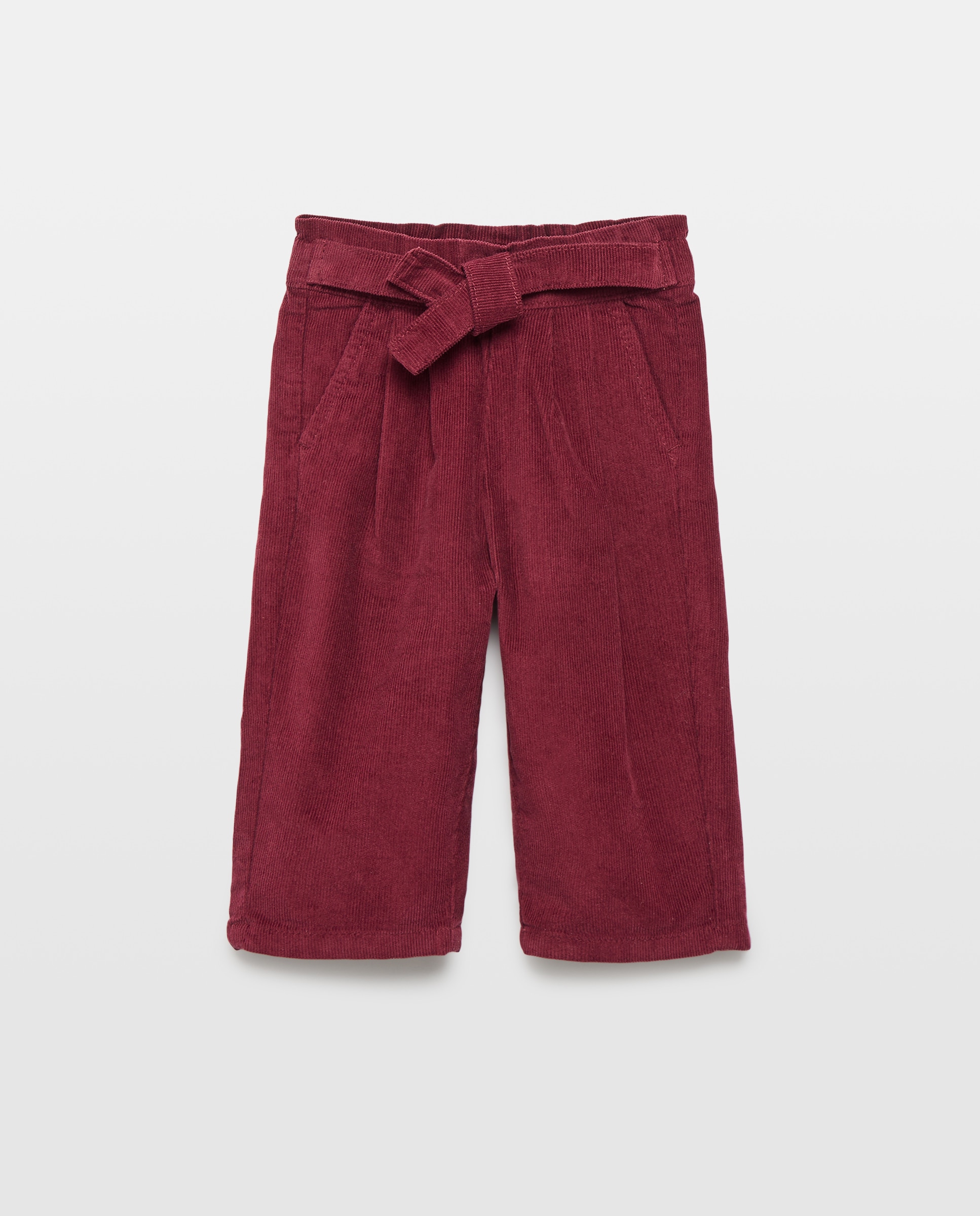 Imagen 0 de Pantalón bebé niña pana con lazo