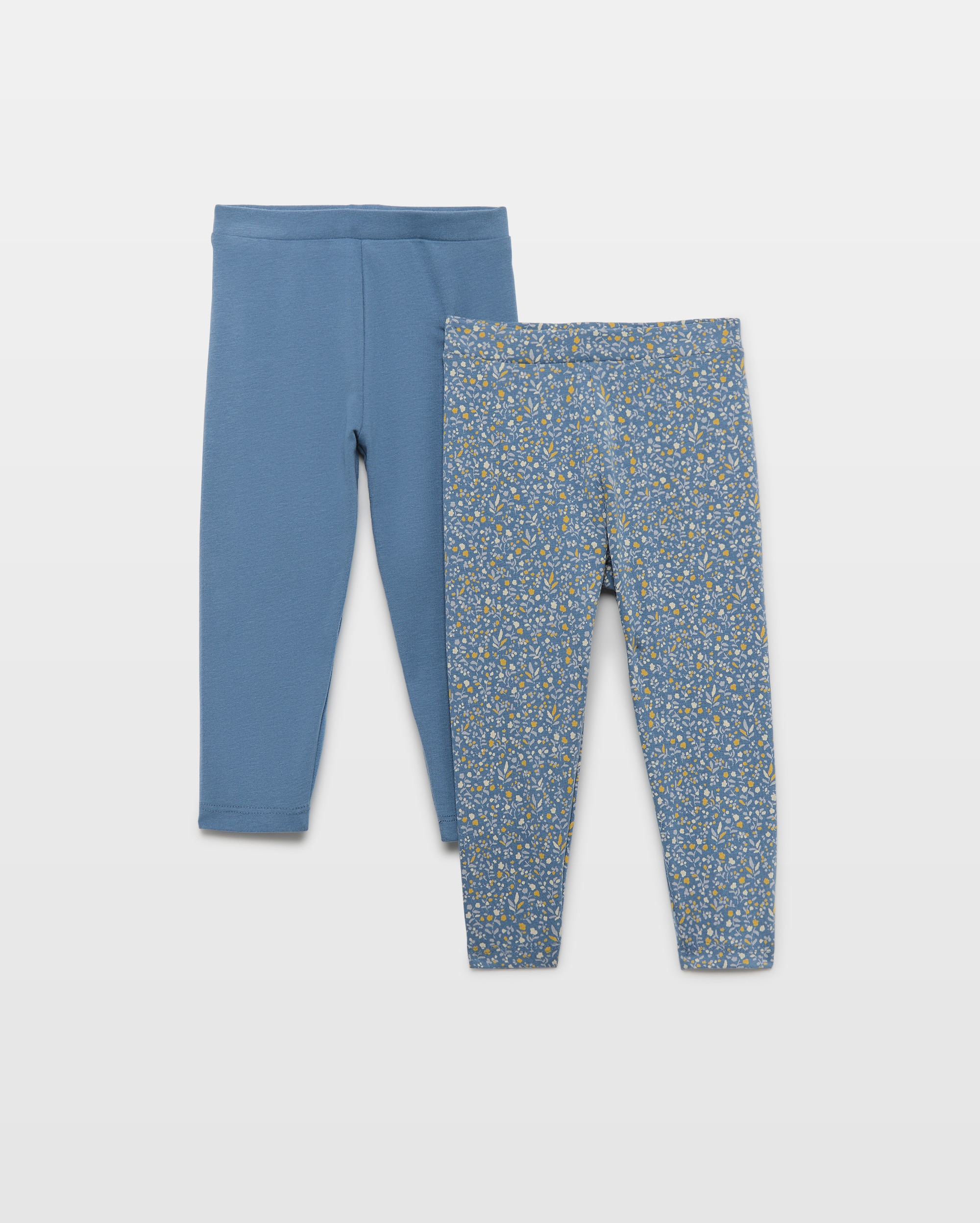 Imagen 0 de Pack dos leggings bebé niña estampado y liso
