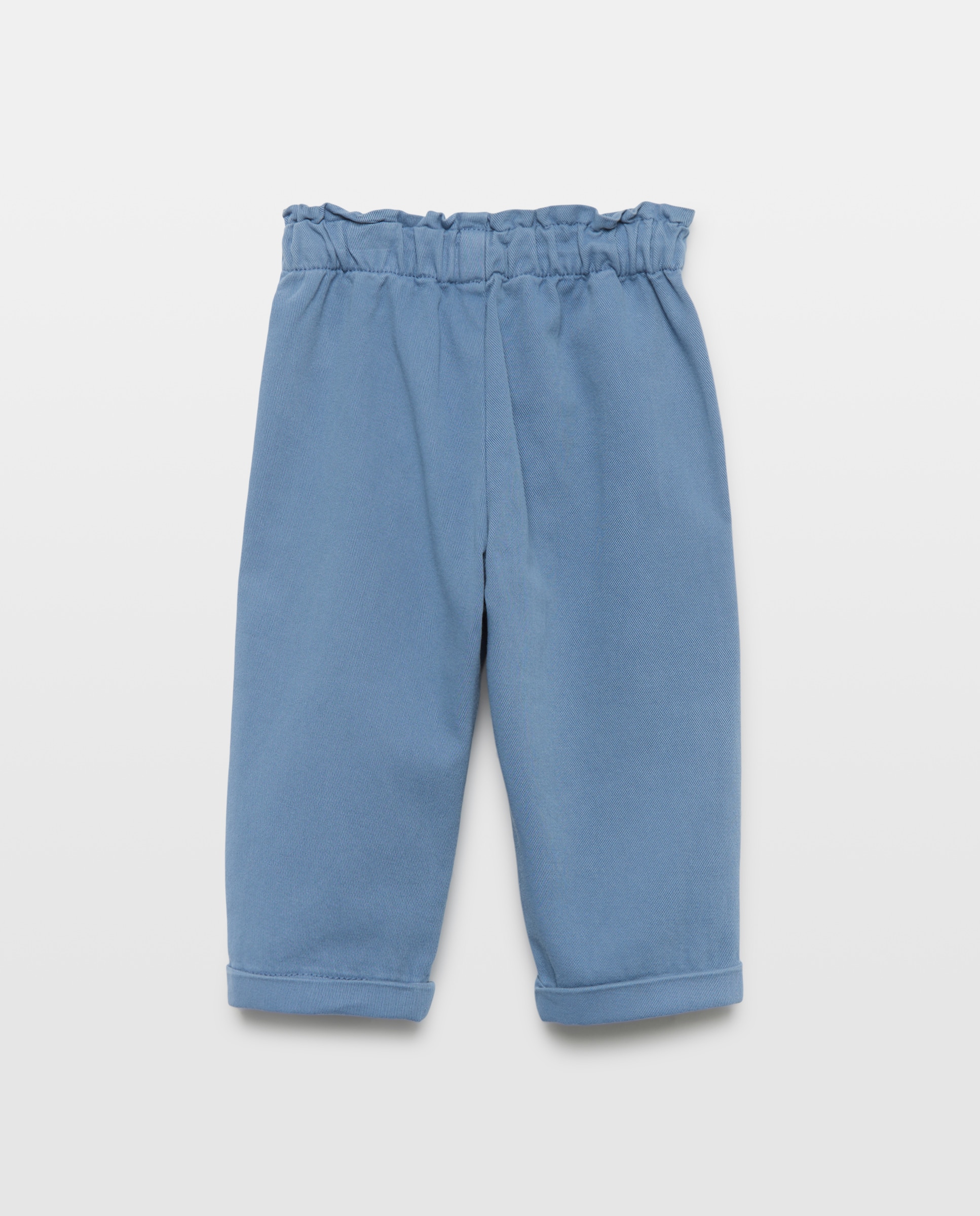 Pantalón bebé niña twill 400 Azul-2