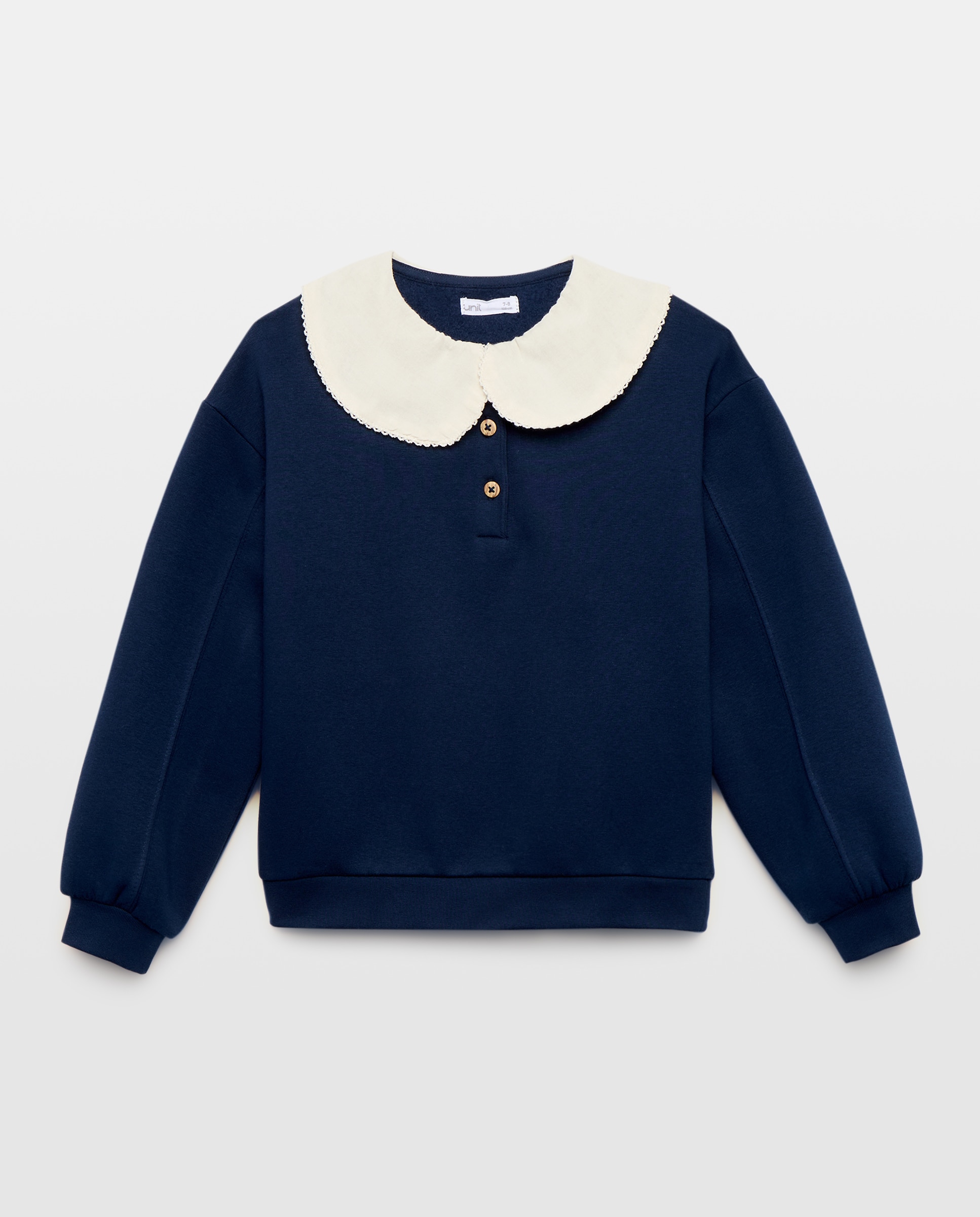 Imagen 0 de Sudadera niña con cuello
