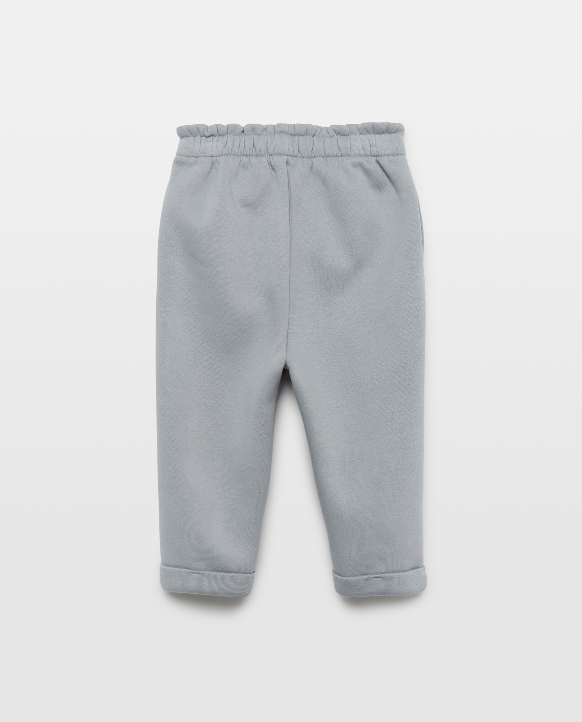 Pantalón bebé niña felpa 400 Azul-2