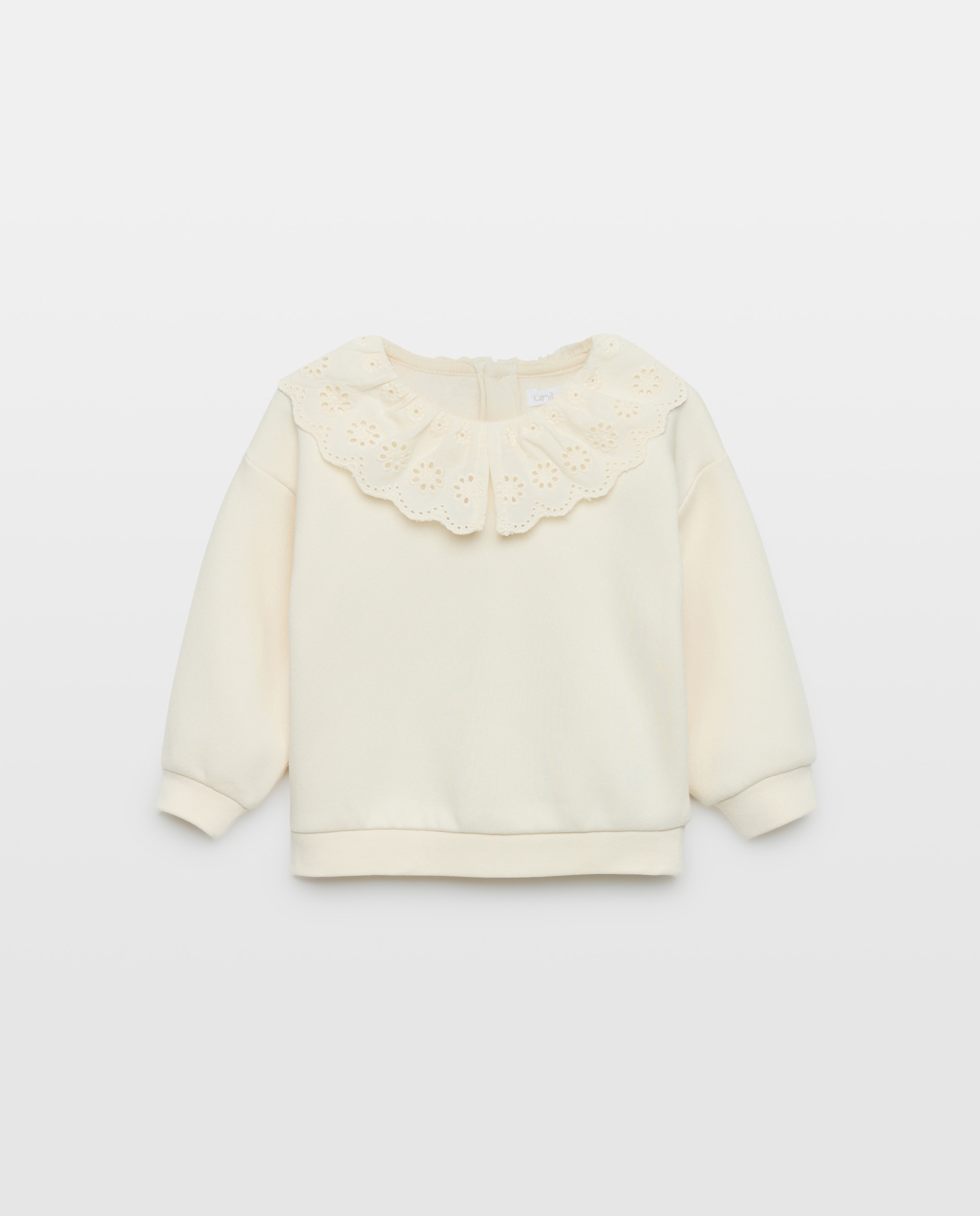Imagen 0 de Sudadera bebé niña cuello volante